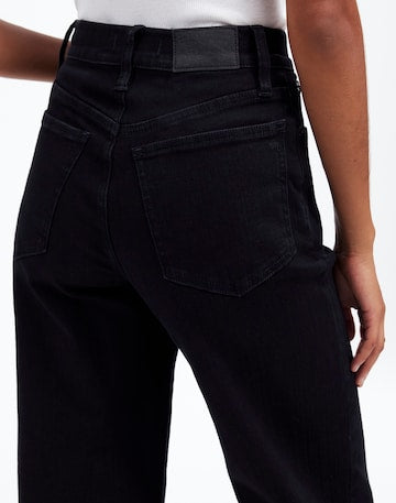 Madewell The Perfect Vintage Wide-Leg Jean in Black Rinse Wash 75% Cotton 22% Recycled Polyester 3% Elastane