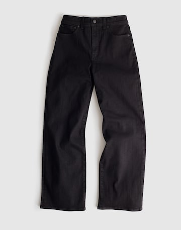 Madewell The Perfect Vintage Wide-Leg Jean in Black Rinse Wash 75% Cotton 22% Recycled Polyester 3% Elastane