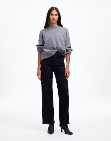 Madewell The Perfect Vintage Wide-Leg Jean in Black Rinse Wash 75% Cotton 22% Recycled Polyester 3% Elastane