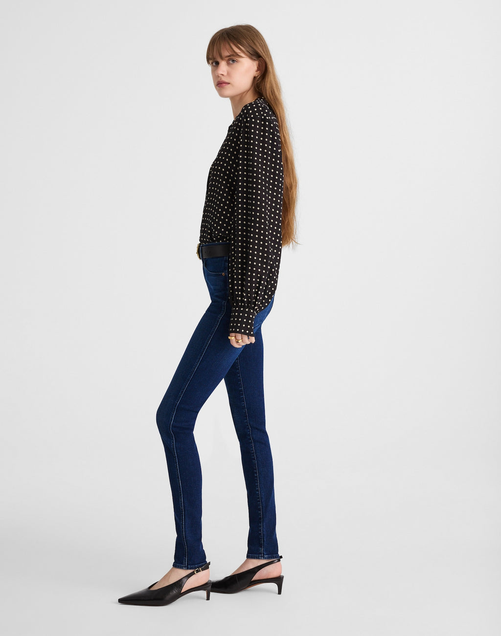 Madewell The Skinny Jean in Kingston Wash 85% Cotton 13% Recycled Polyester 2% Elastane