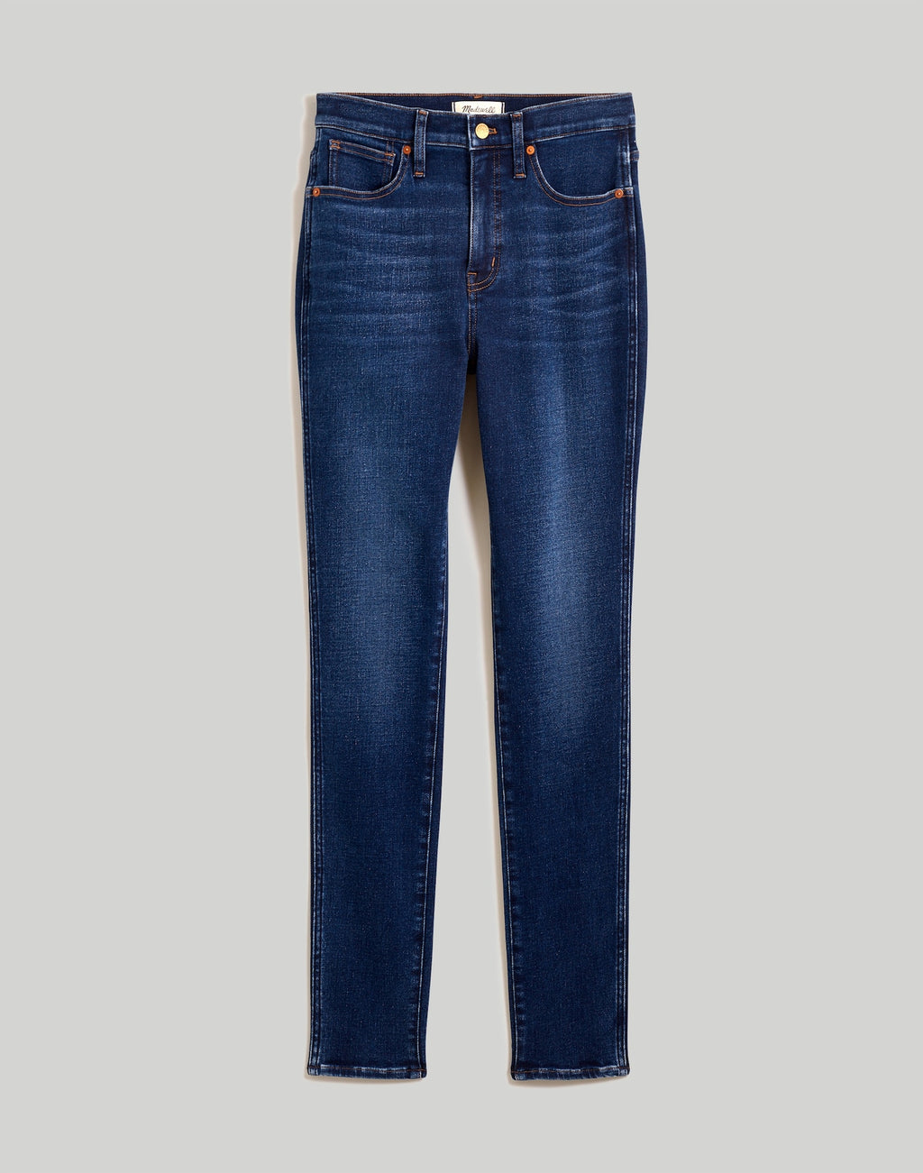 Madewell The Skinny Jean in Kingston Wash 85% Cotton 13% Recycled Polyester 2% Elastane