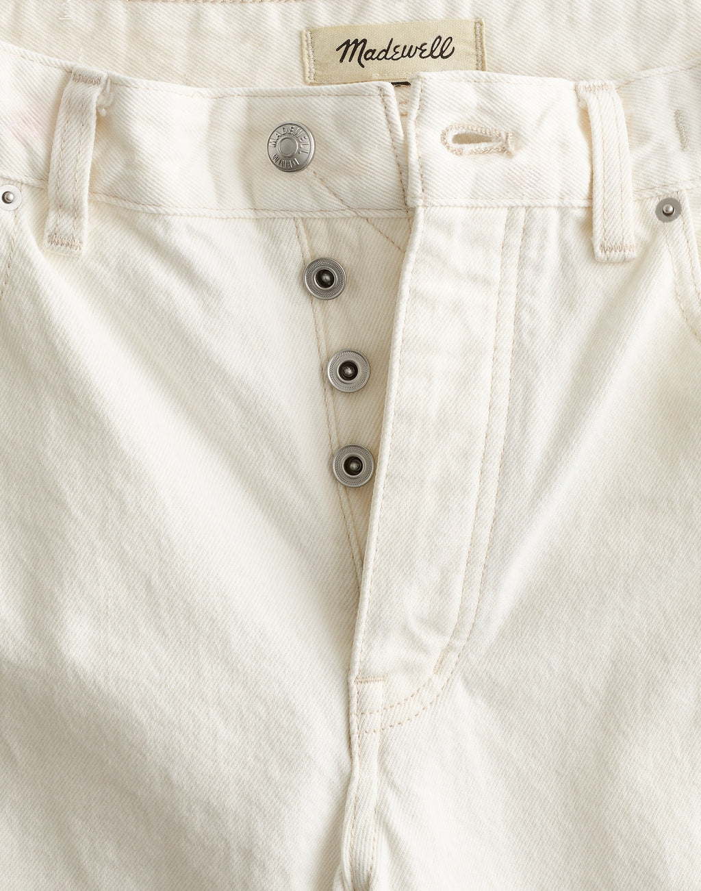Madewell Circular Darted Barrel-Leg Jean in Vintage Canvas 100% Cotton