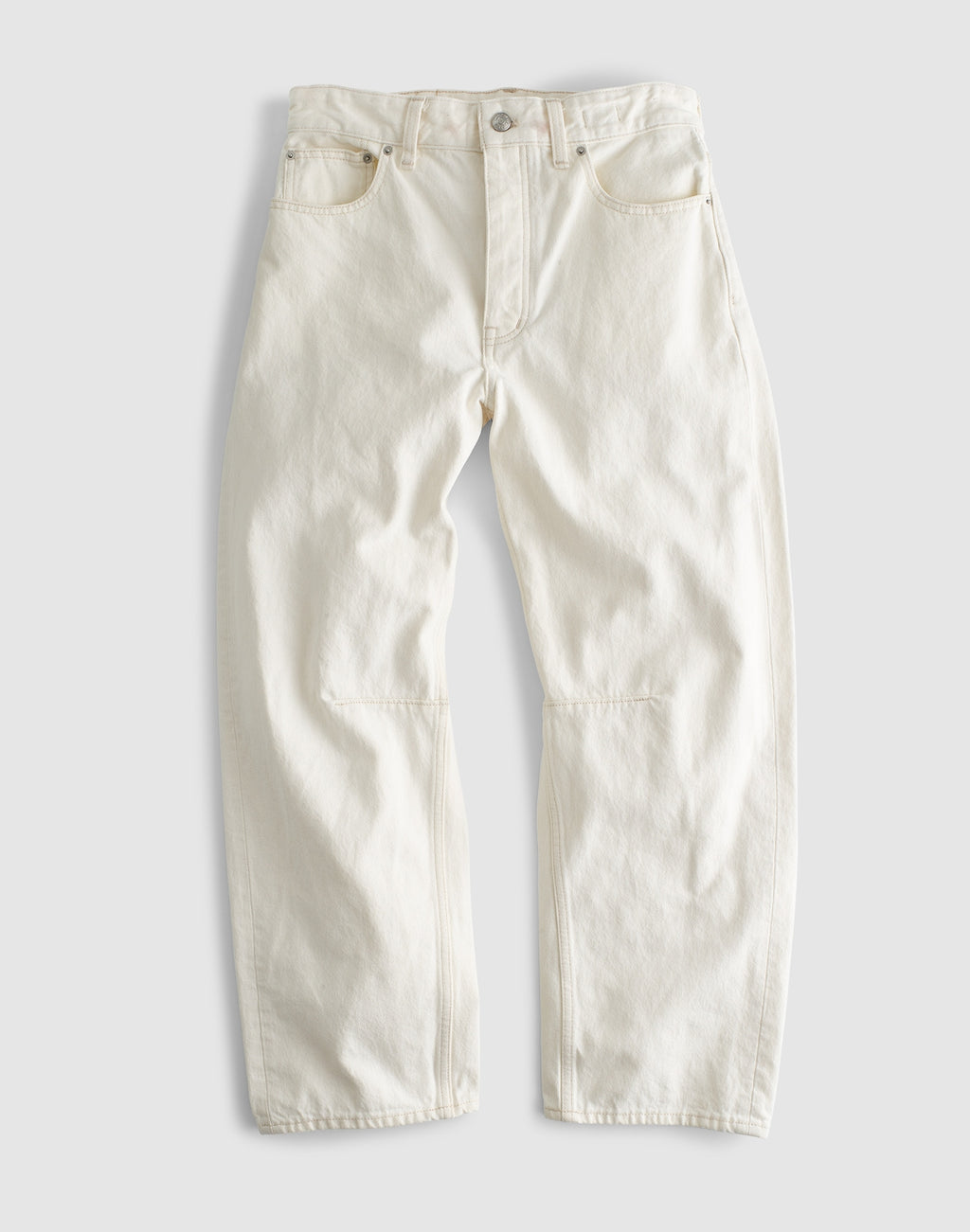 Madewell Circular Darted Barrel-Leg Jean in Vintage Canvas 100% Cotton
