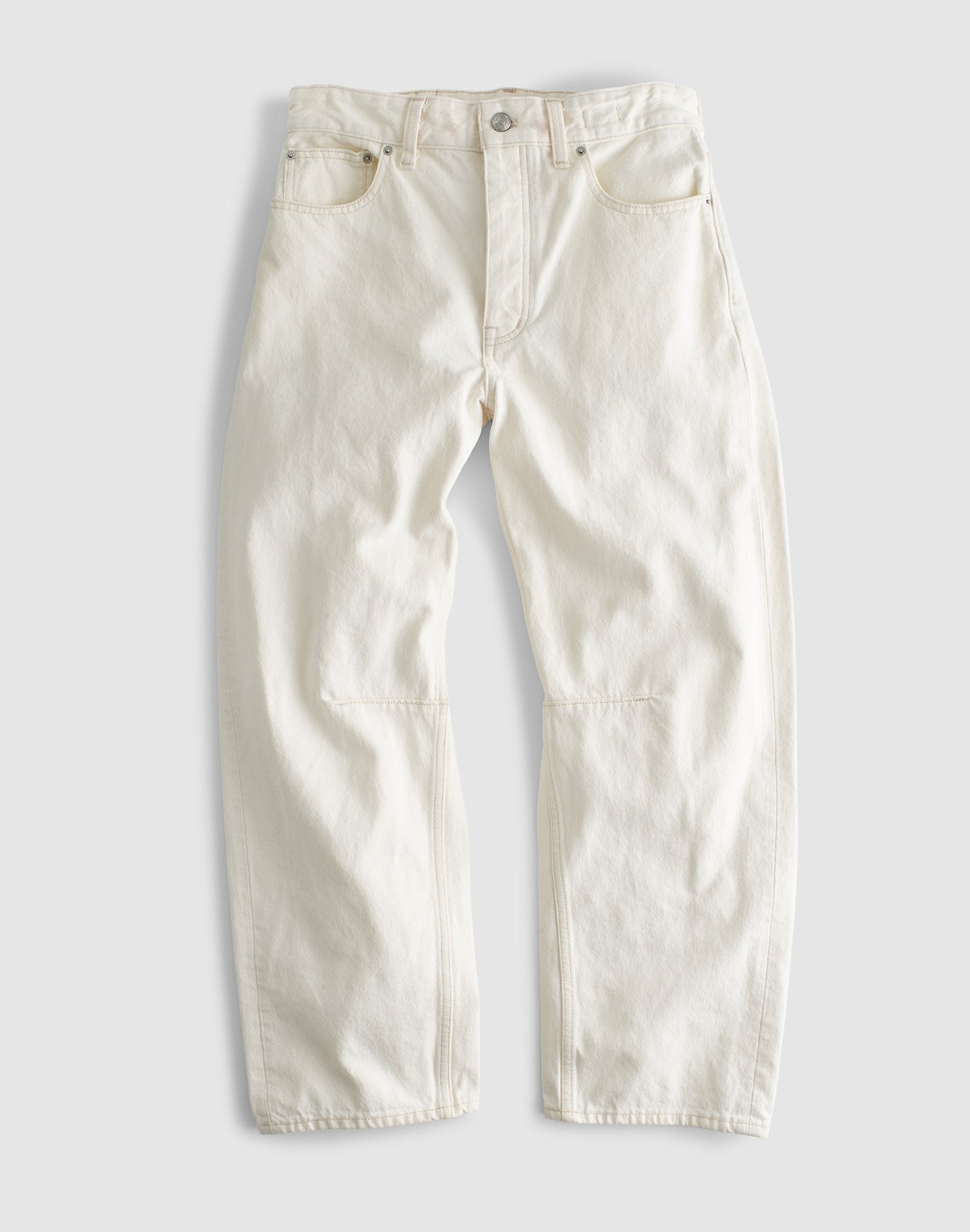 Madewell Circular Darted Barrel-Leg Jean in Vintage Canvas 100% Cotton
