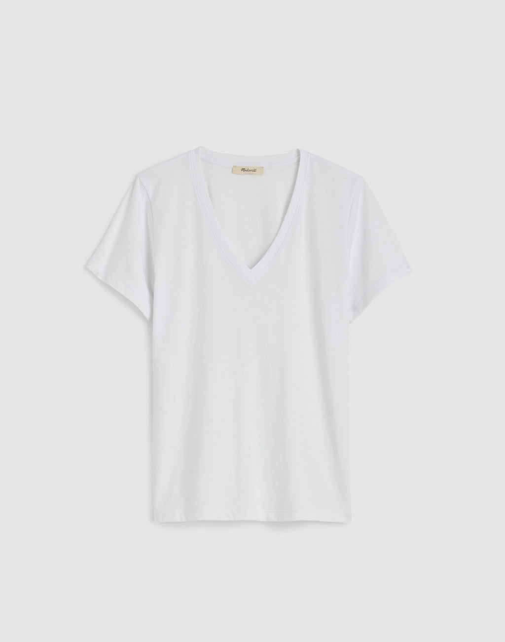 Madewell Easy V-Neck Tee Soft Slub 100% Cotton