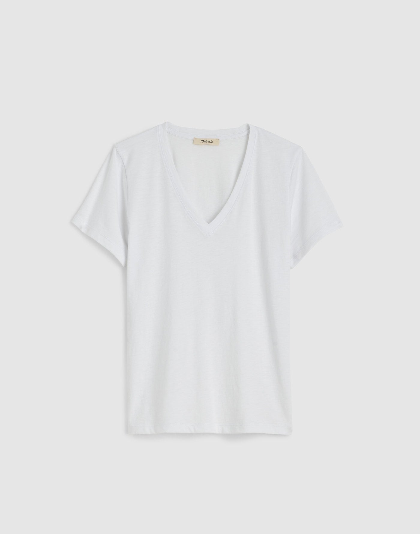 Madewell Easy V-Neck Tee Soft Slub 100% Cotton
