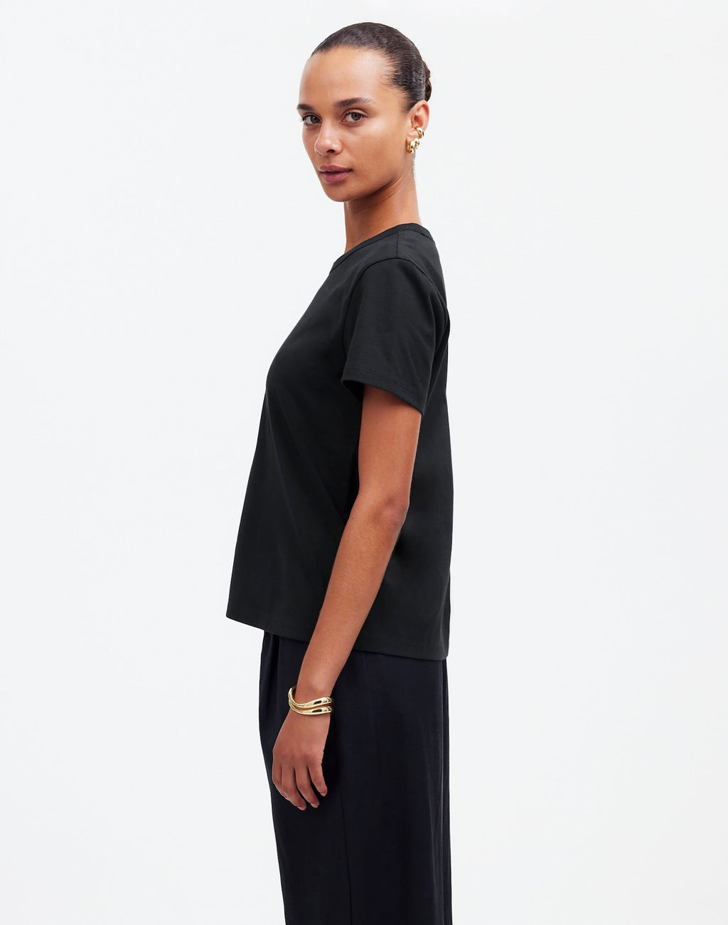 Madewell Perfect Crewneck Tee Allday Jersey 100% Cotton