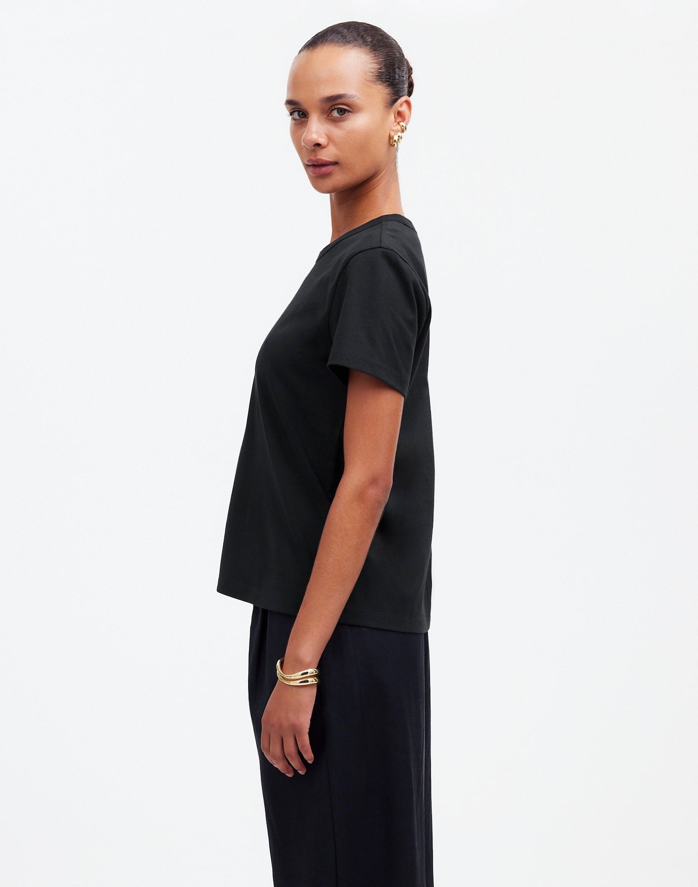 Madewell Perfect Crewneck Tee Allday Jersey 100% Cotton