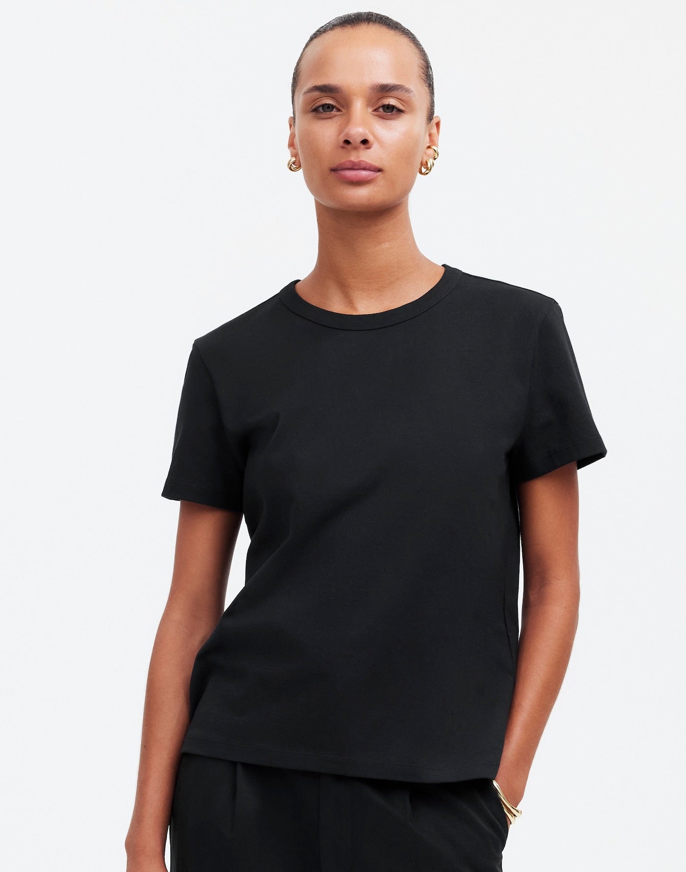 Madewell Perfect Crewneck Tee Allday Jersey 100% Cotton