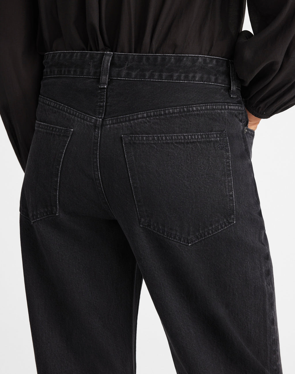 Madewell The Darted Barrel-Leg Jean in Vintage Canvas 100% Cotton