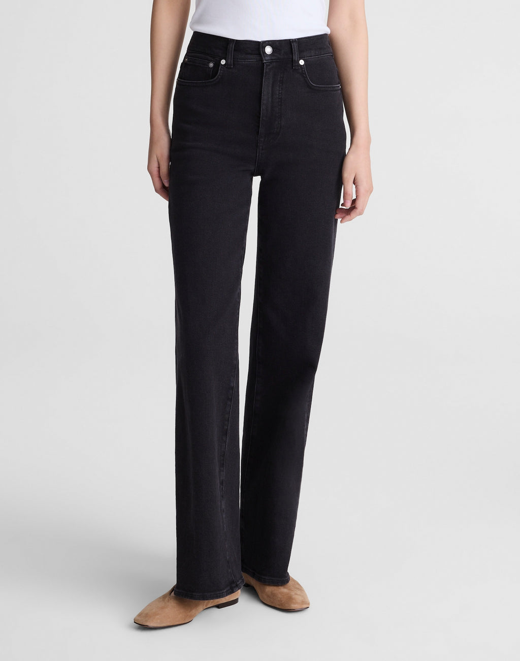Madewell The Wide-Leg Jean in Super Stretch Denim 95% Cotton 3% Polyester 2% Elastane