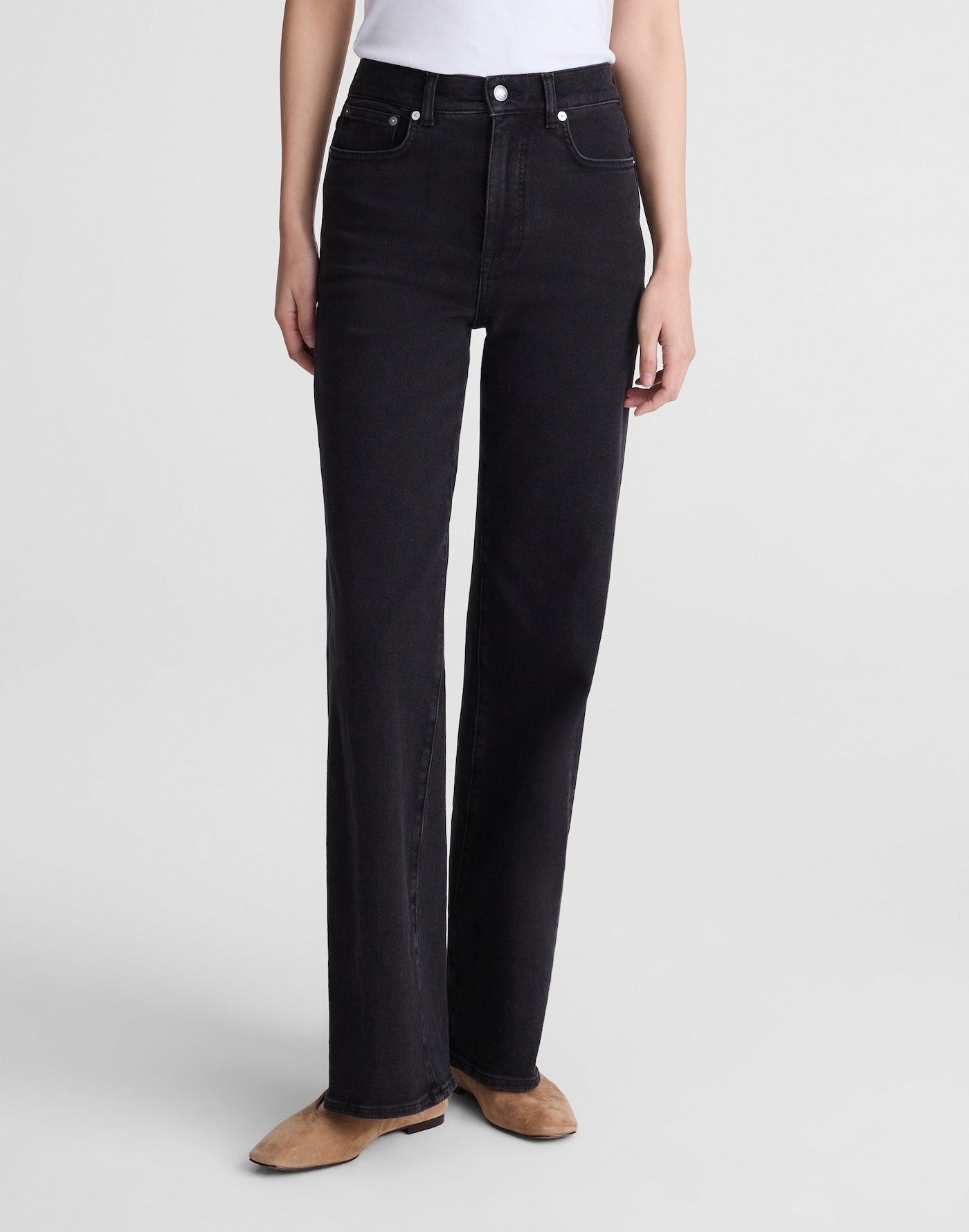 Madewell The Wide-Leg Jean in Super Stretch Denim 95% Cotton 3% Polyester 2% Elastane