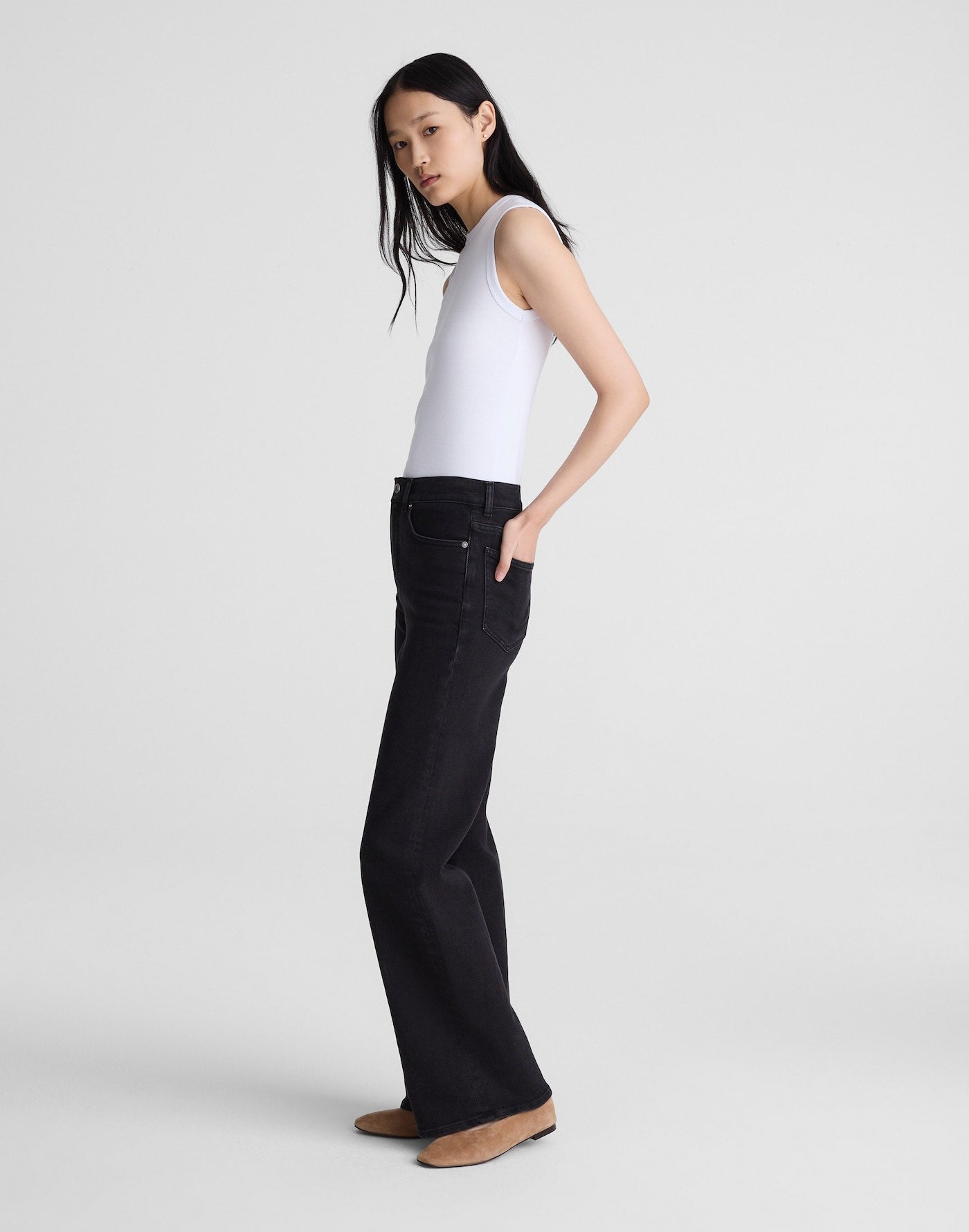 Madewell The Wide-Leg Jean in Super Stretch Denim 95% Cotton 3% Polyester 2% Elastane
