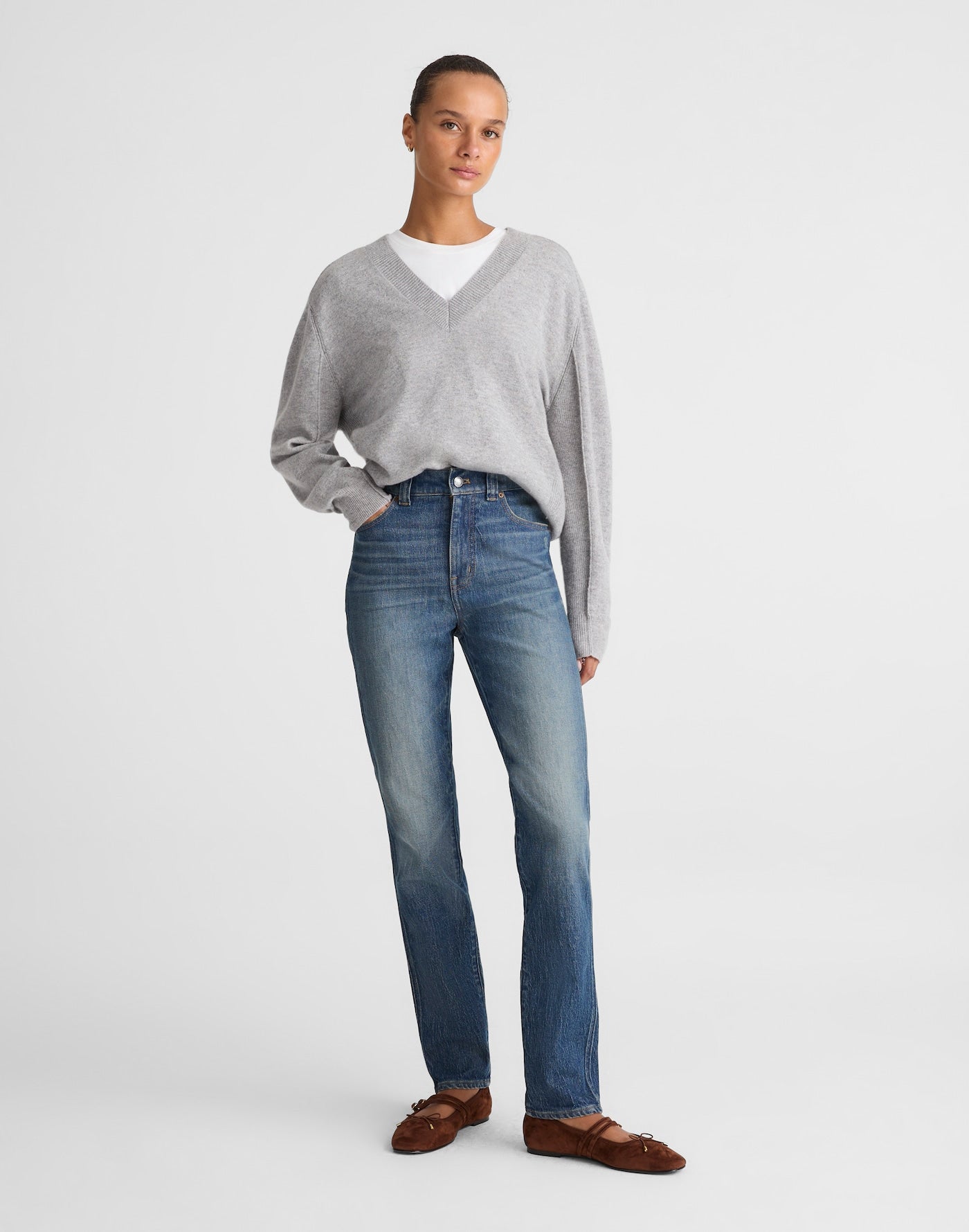 Madewell The Perfect Vintage Jean in Pickaway Wash 99% Cotton 1% Elastane