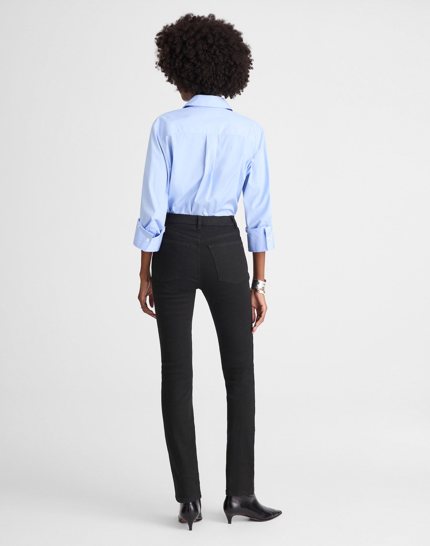 Madewell The Pencil Jean in Super Stretch Denim 81% Cotton 16% Recycled Polyester 3% Elastane