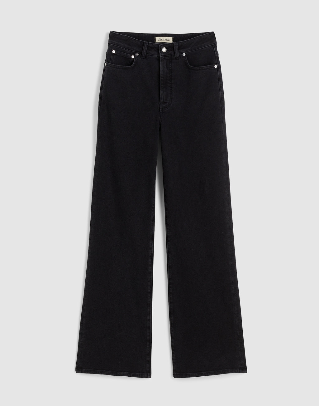 Madewell The Curvy Wide-Leg Jean in Rigid Denim 95% Cotton 3% Polyester 2% Elastane
