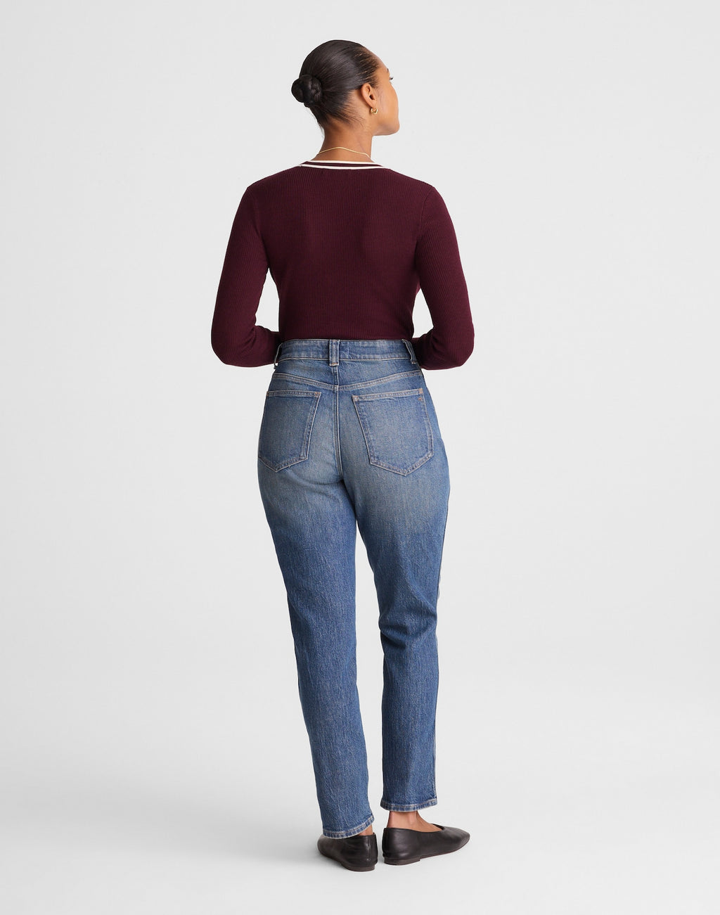 Madewell The Curvy Perfect Vintage Jean in Pickaway Wash 99% Cotton 1% Elastane