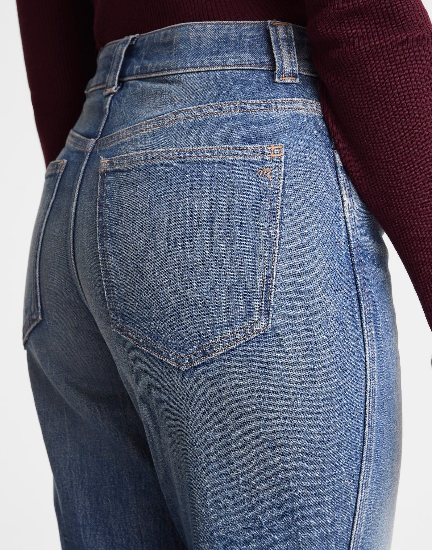 Madewell The Curvy Perfect Vintage Jean in Pickaway Wash 99% Cotton 1% Elastane