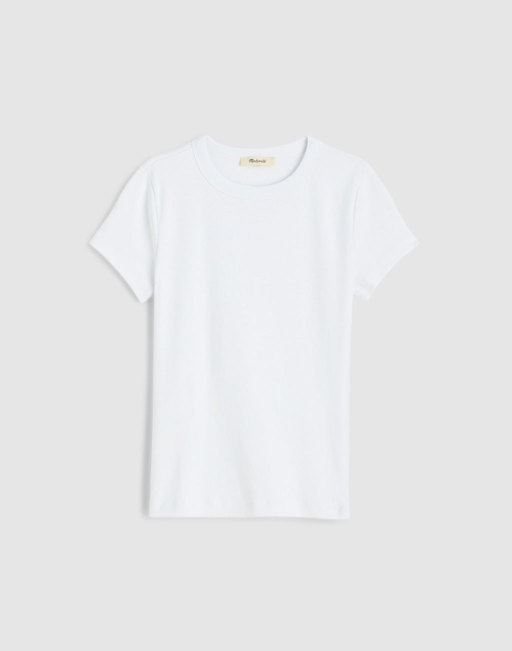 Madewell The 90s Crewneck Tee Compact Cotton 100% Cotton