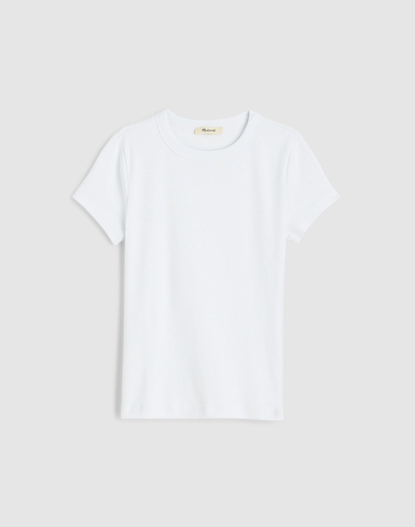 Madewell The 90s Crewneck Tee Compact Cotton 100% Cotton