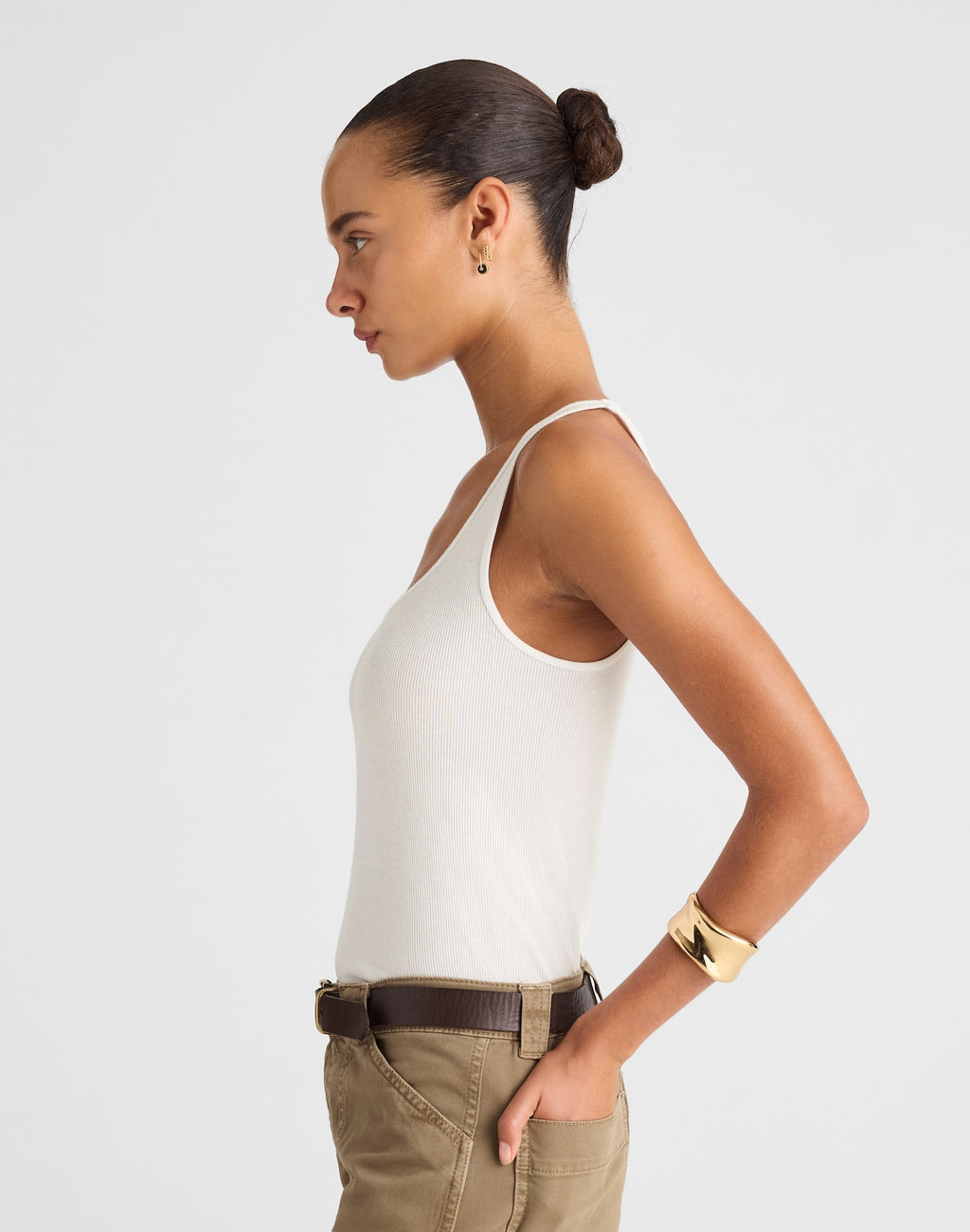 Madewell Scoopneck Tank 100% Cotton
