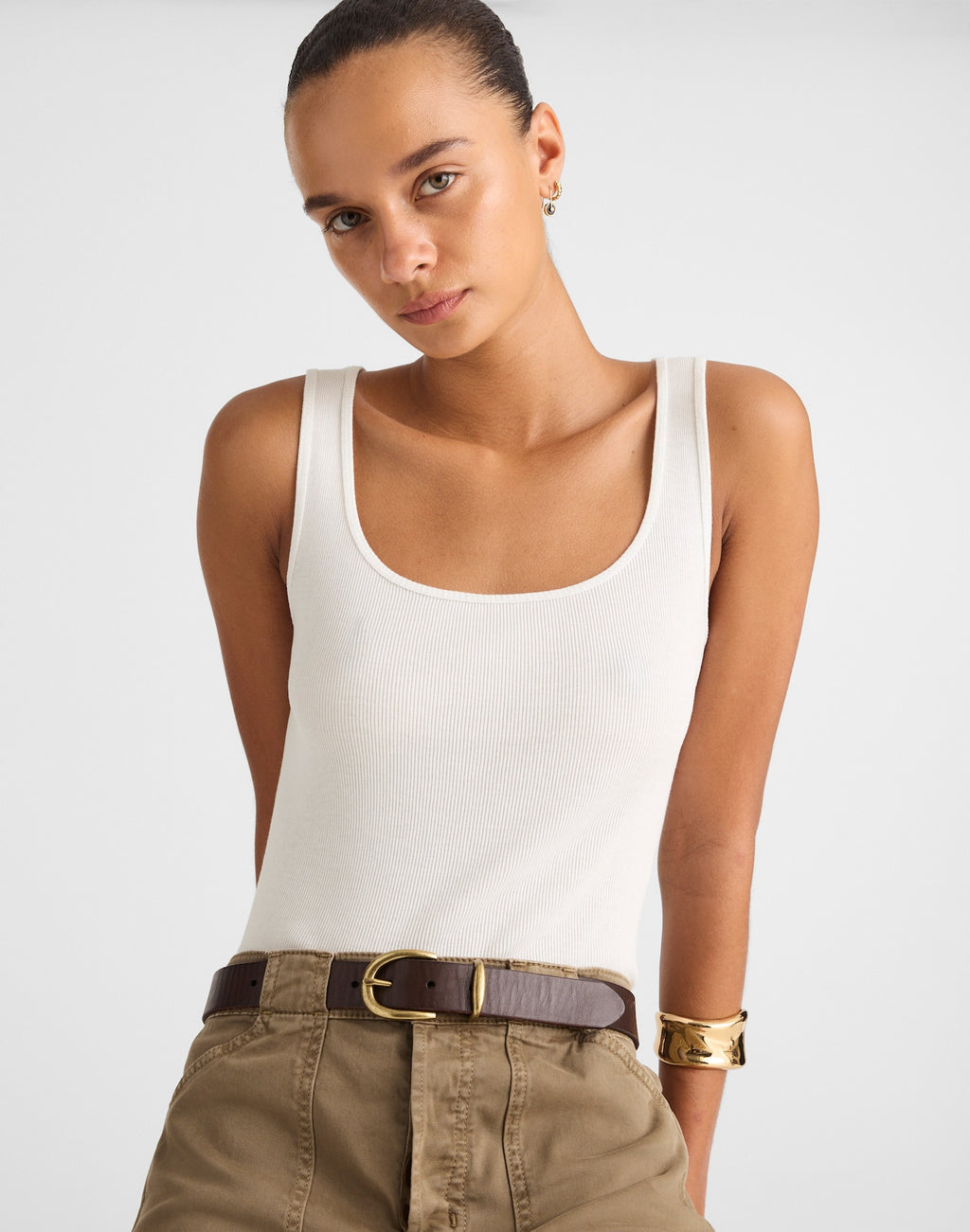 Madewell Scoopneck Tank 100% Cotton