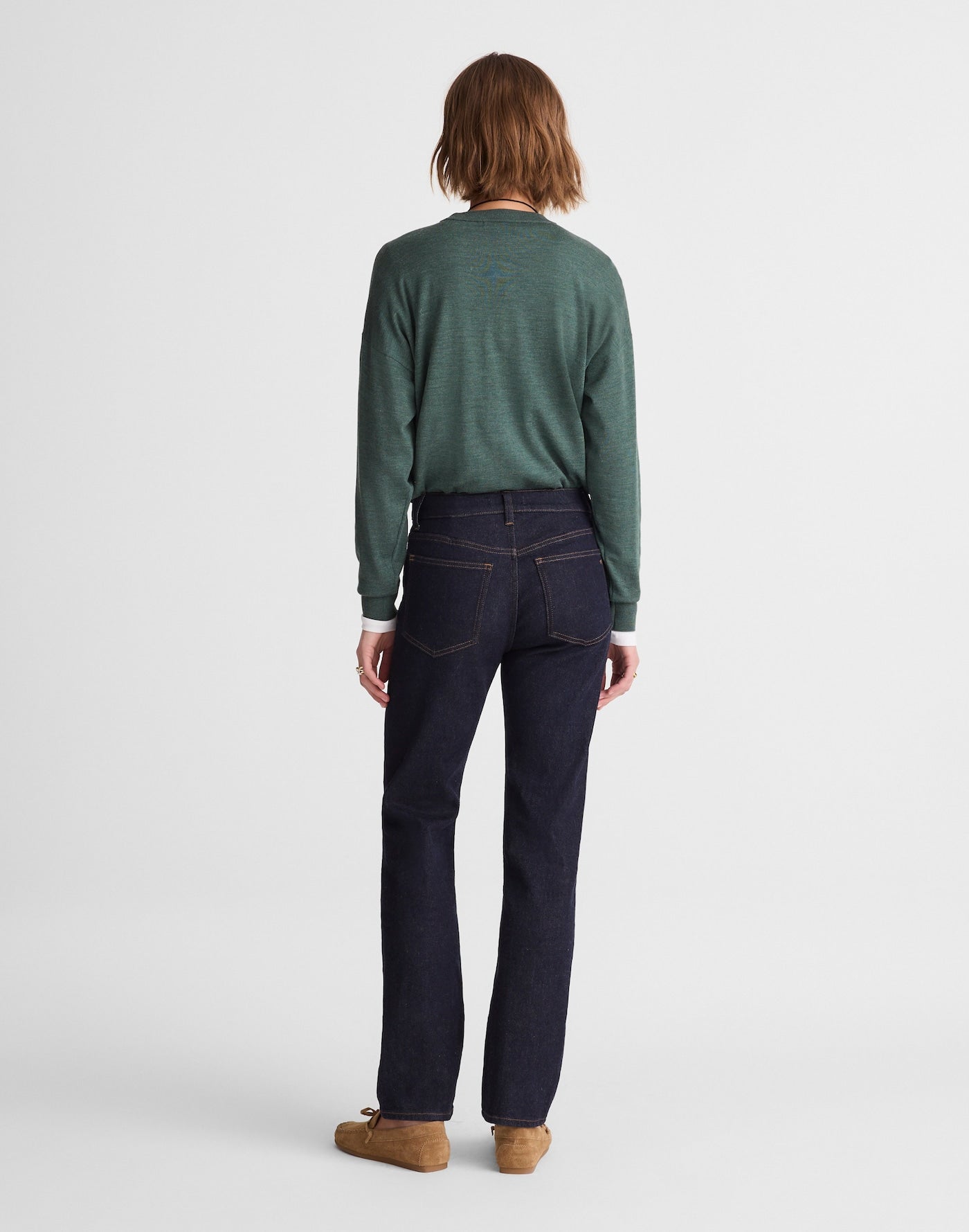Madewell The Jules Slim-Straight Jean in Rinse Wash 98% Cotton 2% Elastane