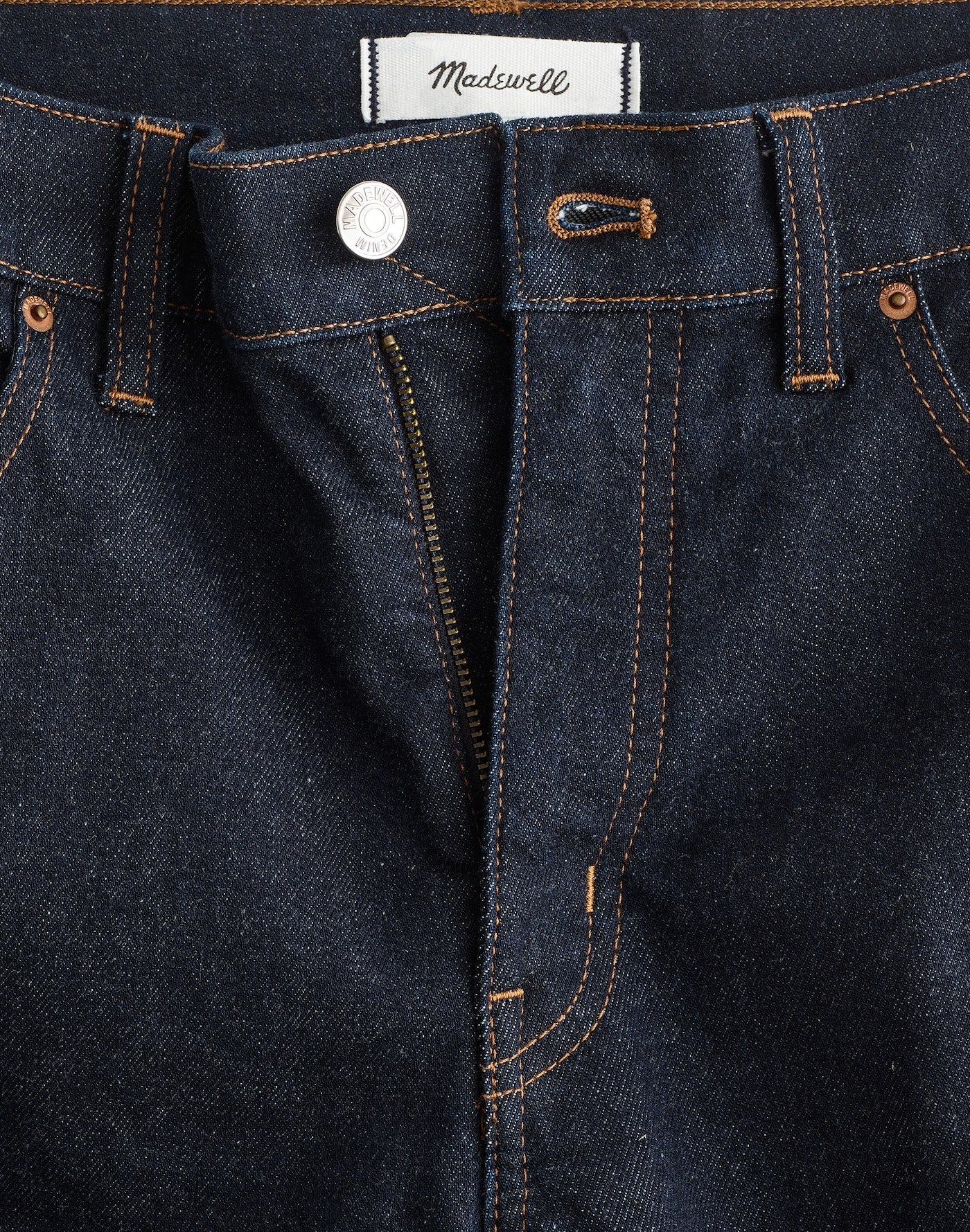Madewell The Jules Slim-Straight Jean in Rinse Wash 98% Cotton 2% Elastane