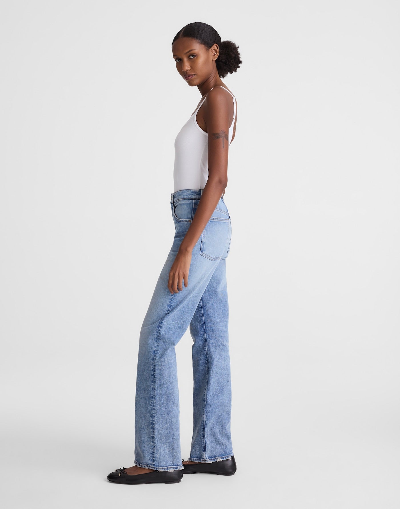 Madewell Relaxed Bootcut Jeans in Cone Denim 99% Cotton 1% Elastane