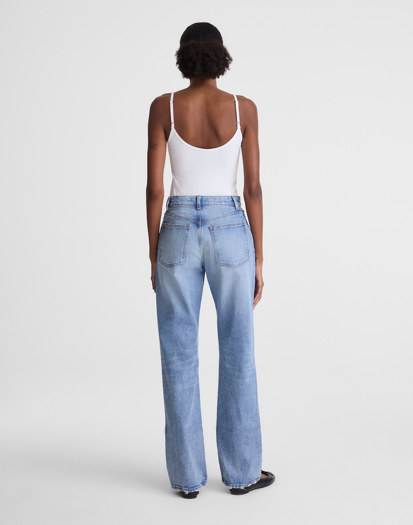 Madewell Relaxed Bootcut Jeans in Cone Denim 99% Cotton 1% Elastane