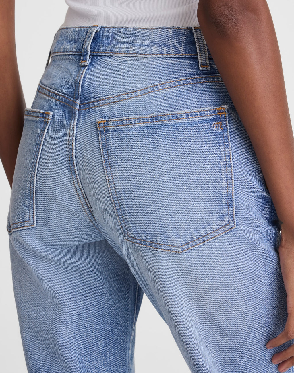 Madewell Relaxed Bootcut Jeans in Cone Denim 99% Cotton 1% Elastane