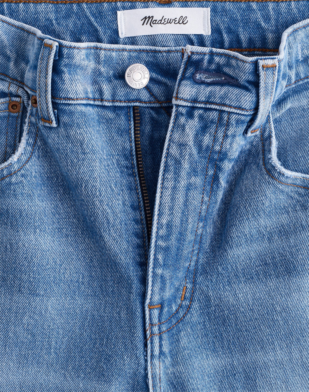 Madewell Relaxed Bootcut Jeans in Cone Denim 99% Cotton 1% Elastane