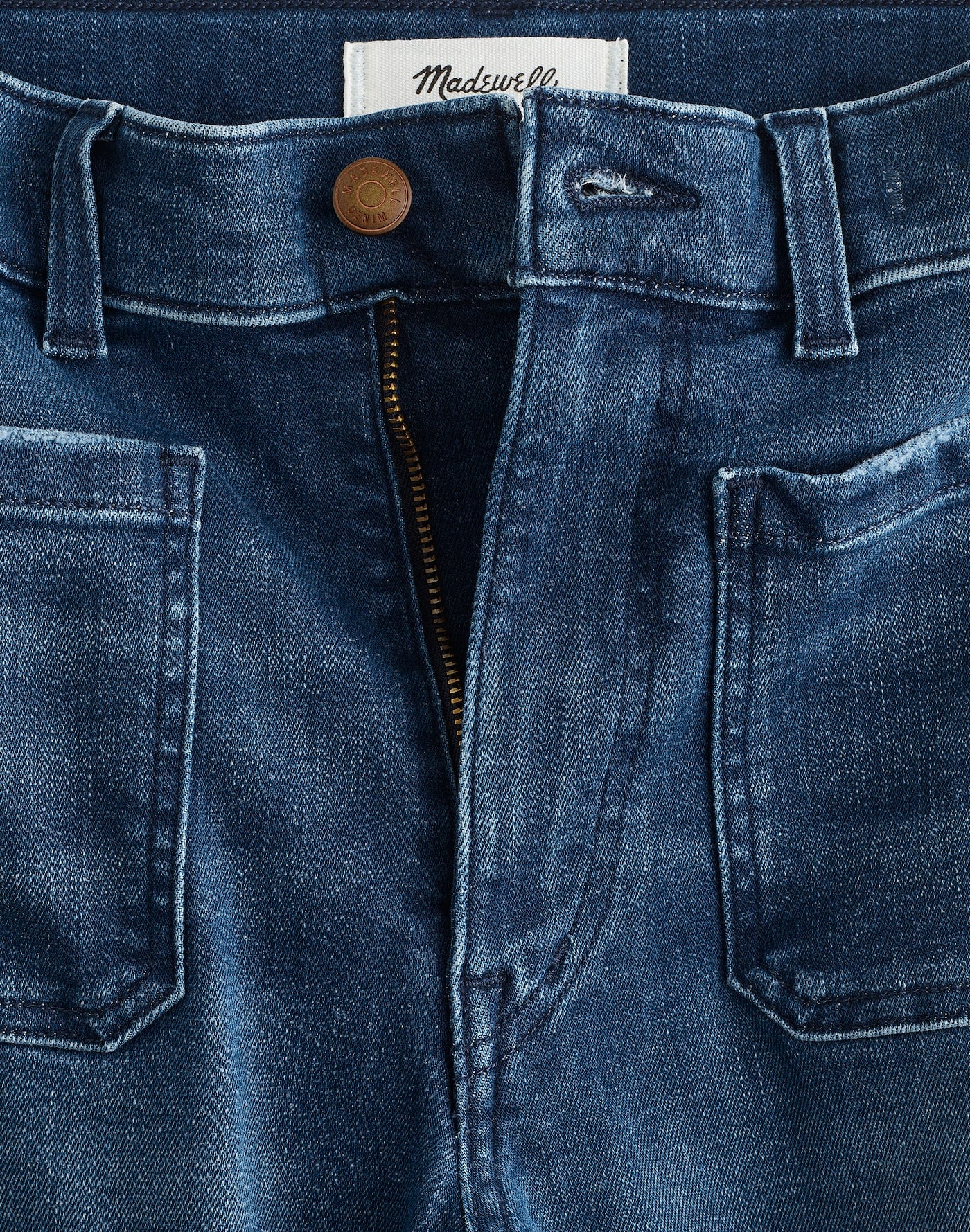 Madewell The Emmy Wide-Leg Jean in Super Stretch Denim 91% Cotton 6% Recycled Polyester 3% Elastane
