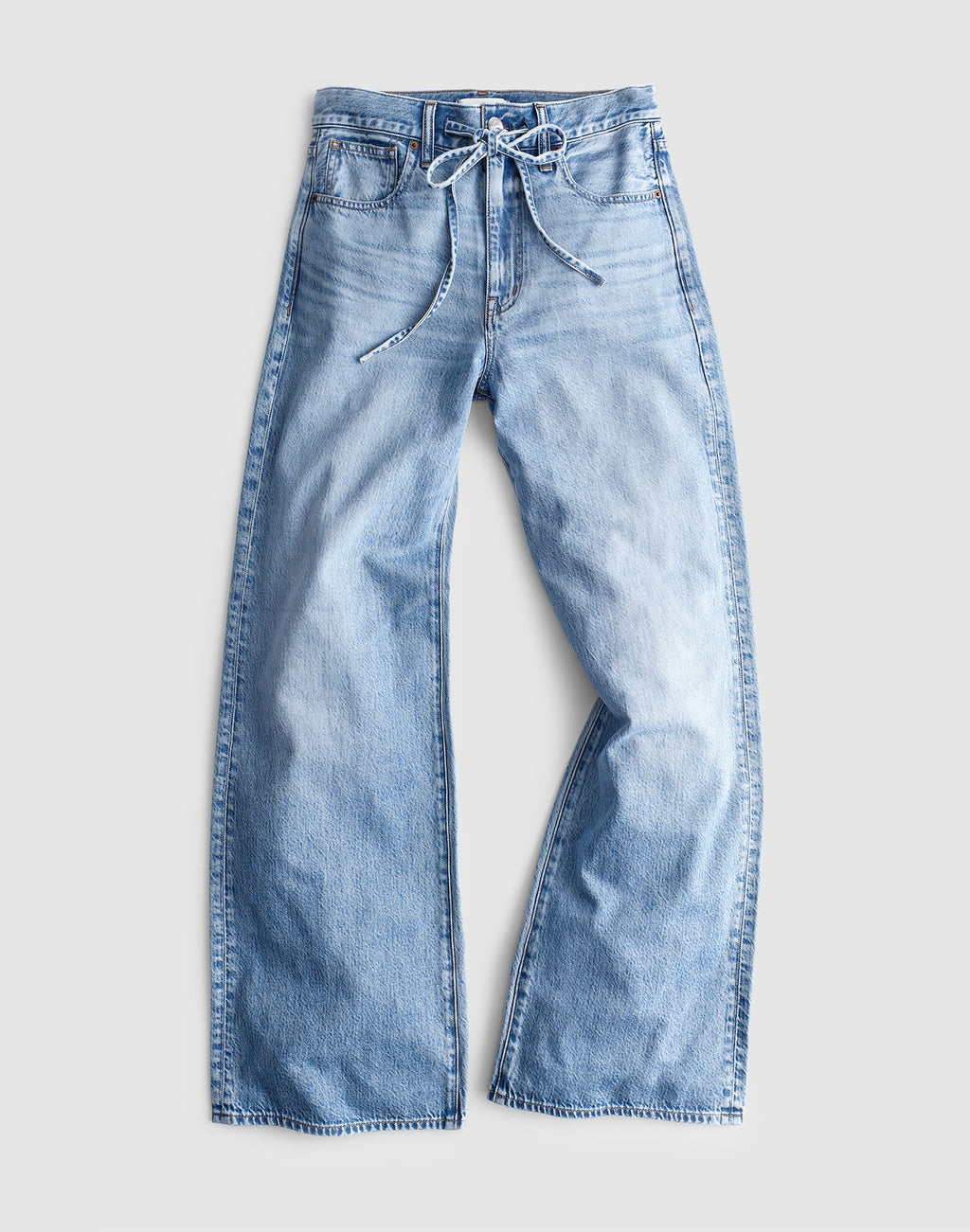 Madewell The Curvy Ultimate Wide-Leg Jean in Airy Denim 61% Cotton 39% TENCEL Lyocell