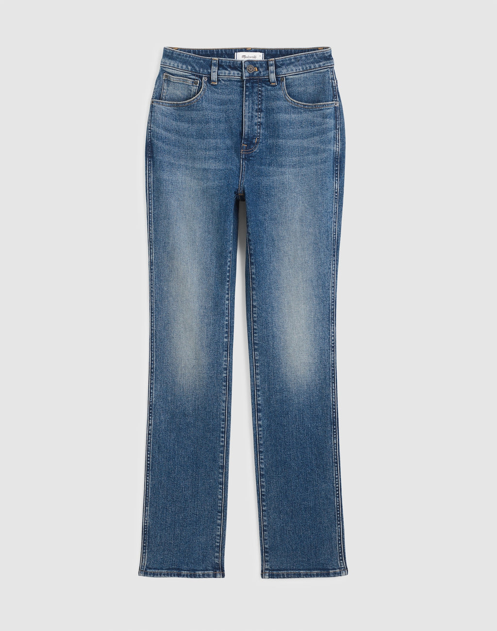Madewell The Curvy Pencil Jean in Super Stretch Denim 99% Cotton 1% Elastane