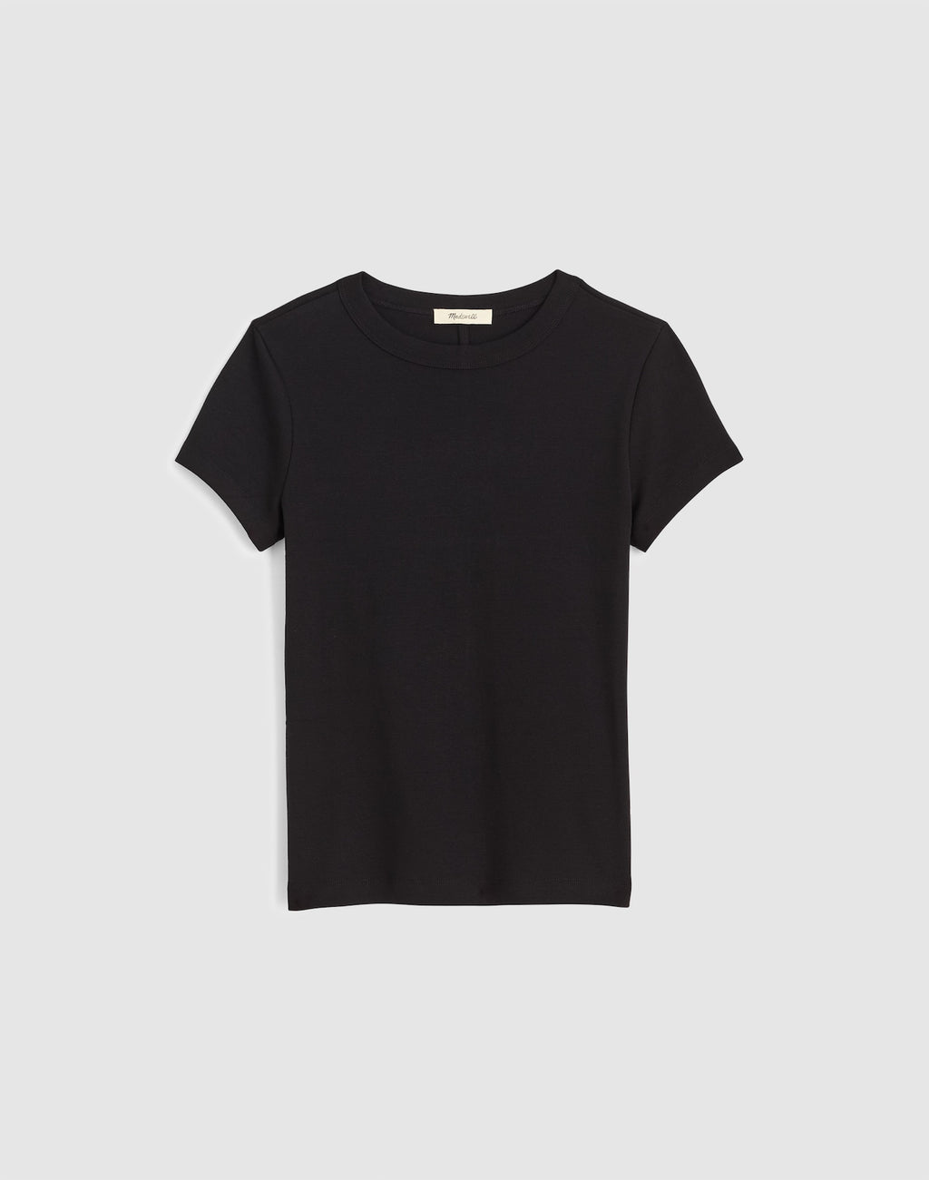Madewell The 90s Crewneck Tee in Compact Cotton 100% Cotton