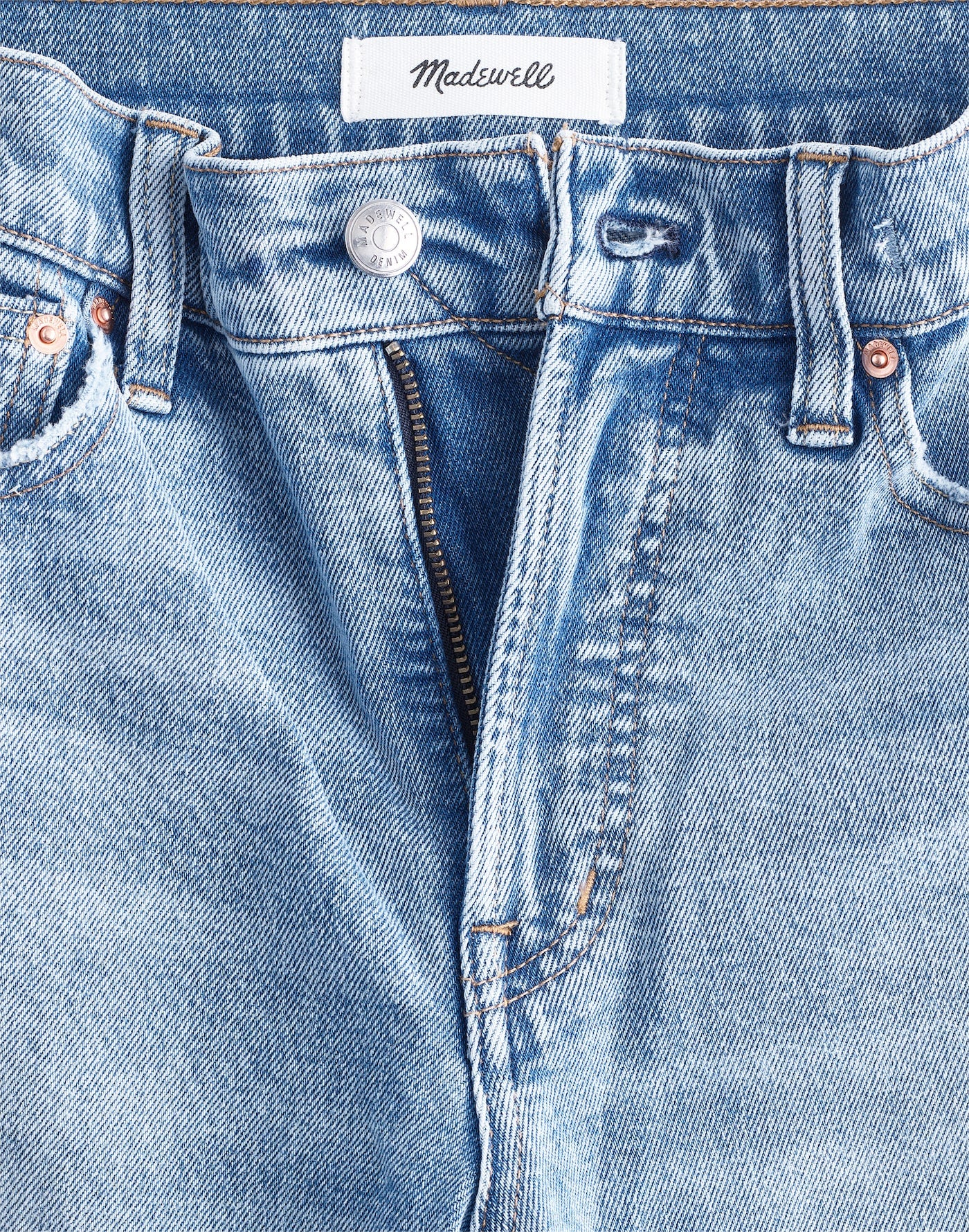 Madewell The Perfect Vintage Wide-Leg Crop Jean in Rigid Denim 96% Regenagri Cotton 3% EME 1% Elastane
