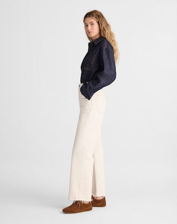 Madewell The Perfect Vintage Wide-Leg Crop Jean in Rigid Denim 98% Cotton 2% Elastane