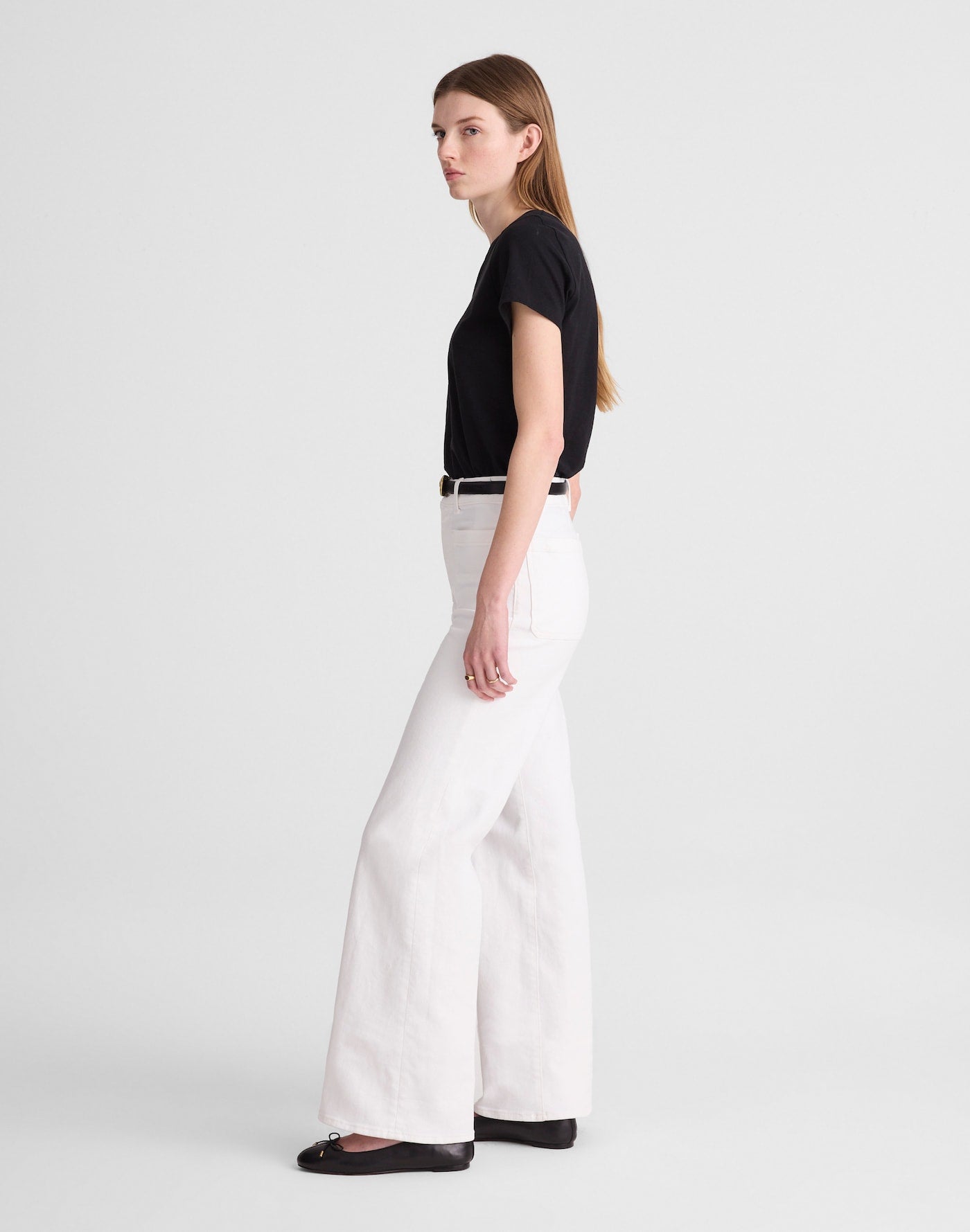 Madewell The Emmy Wide-Leg Jean in Super Stretch Denim 93% Cotton 5% Polyester 2% Elastane