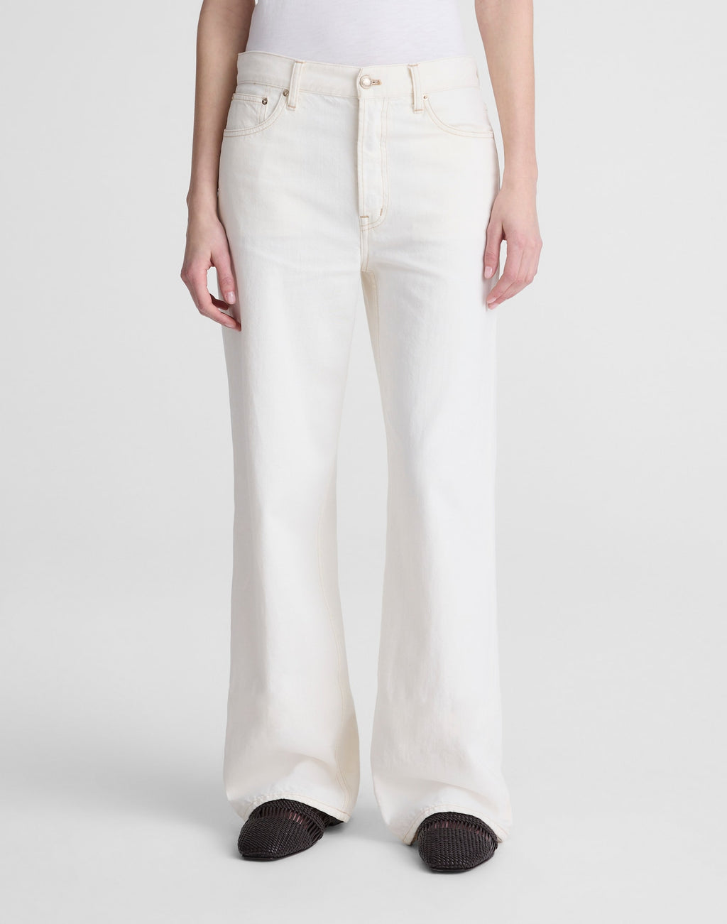 Madewell Low-Slung Baggy Jeans in Vintage Canvas 100% Cotton
