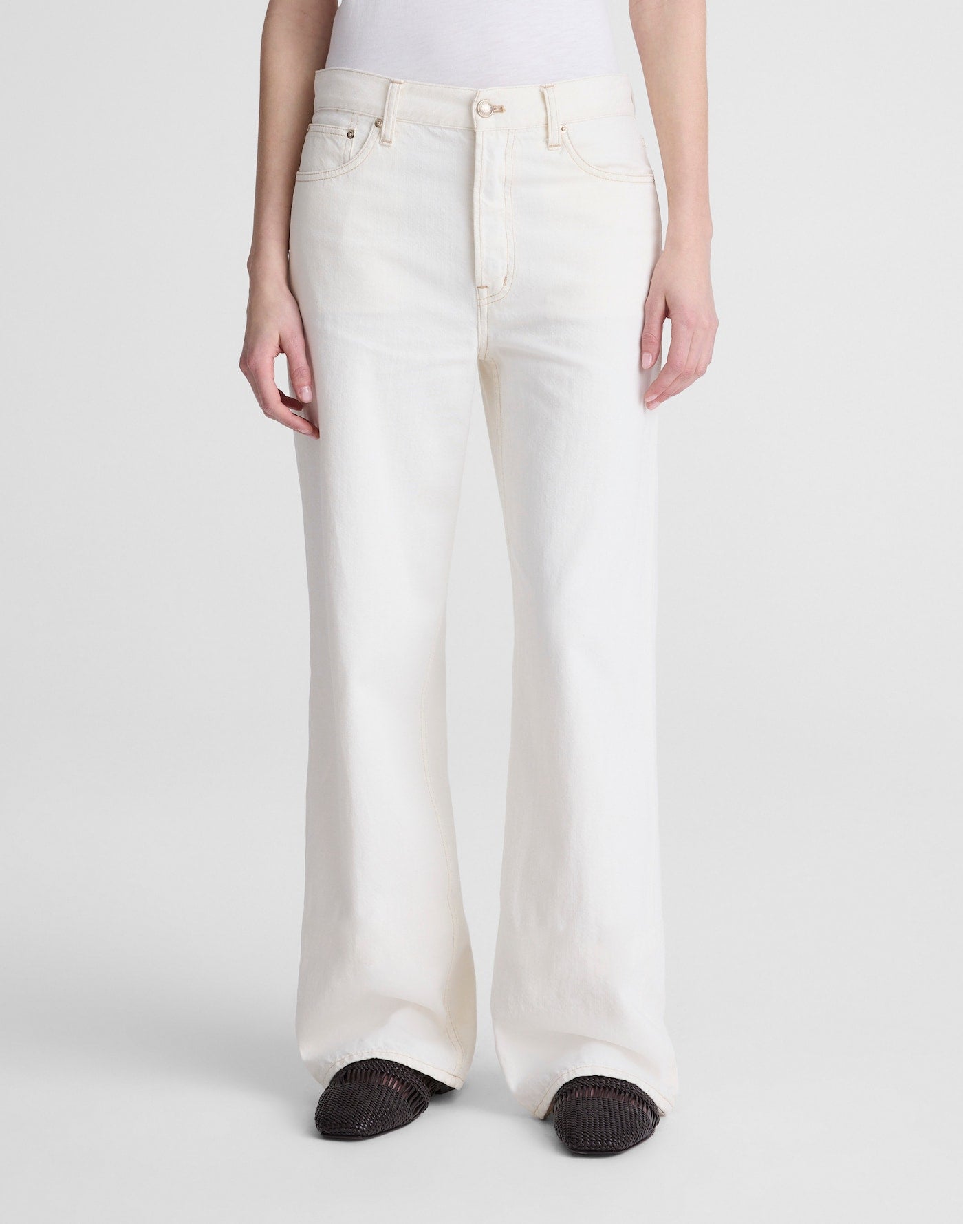 Madewell Low-Slung Baggy Jeans in Vintage Canvas 100% Cotton
