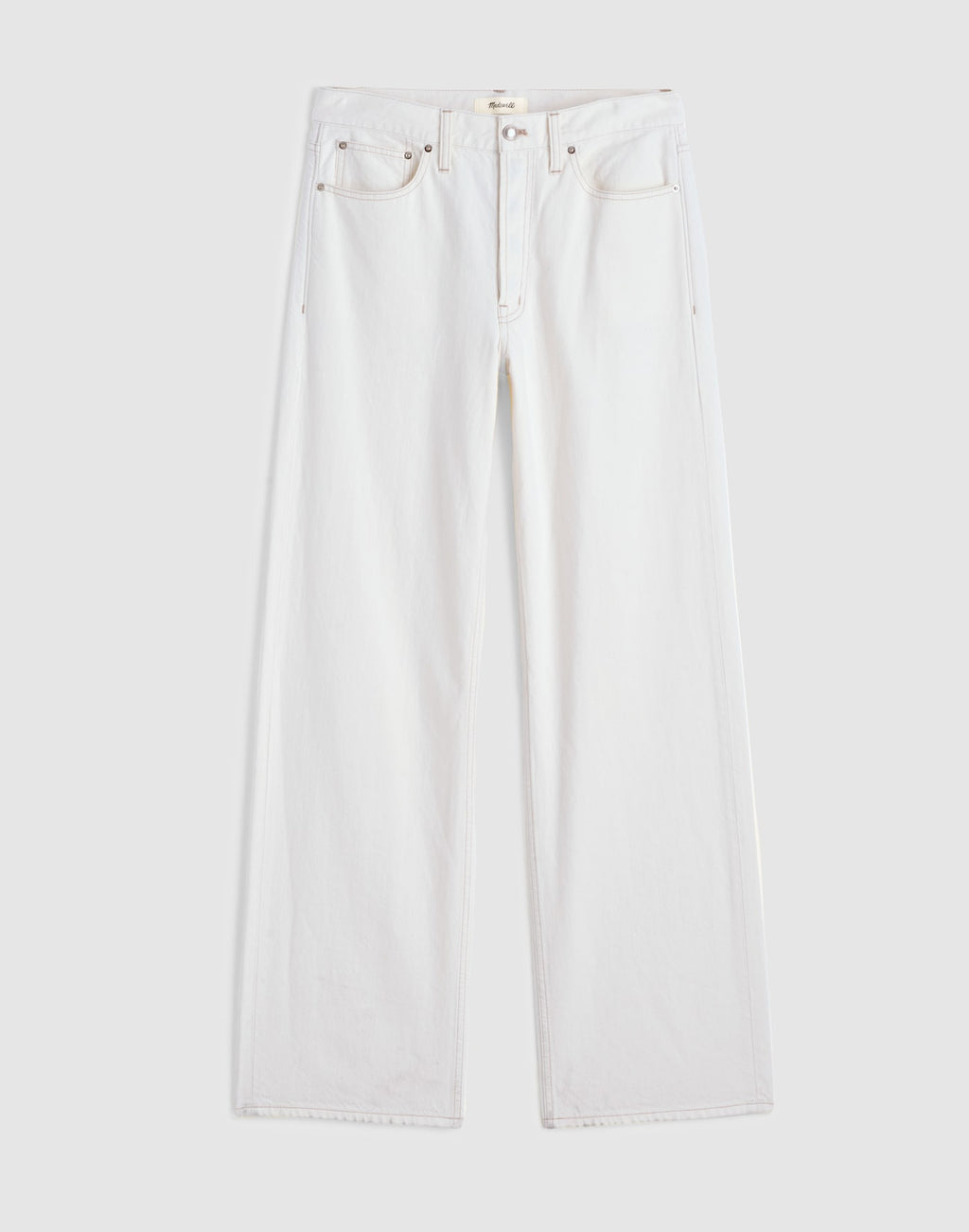 Madewell Low-Slung Baggy Jeans in Vintage Canvas 100% Cotton