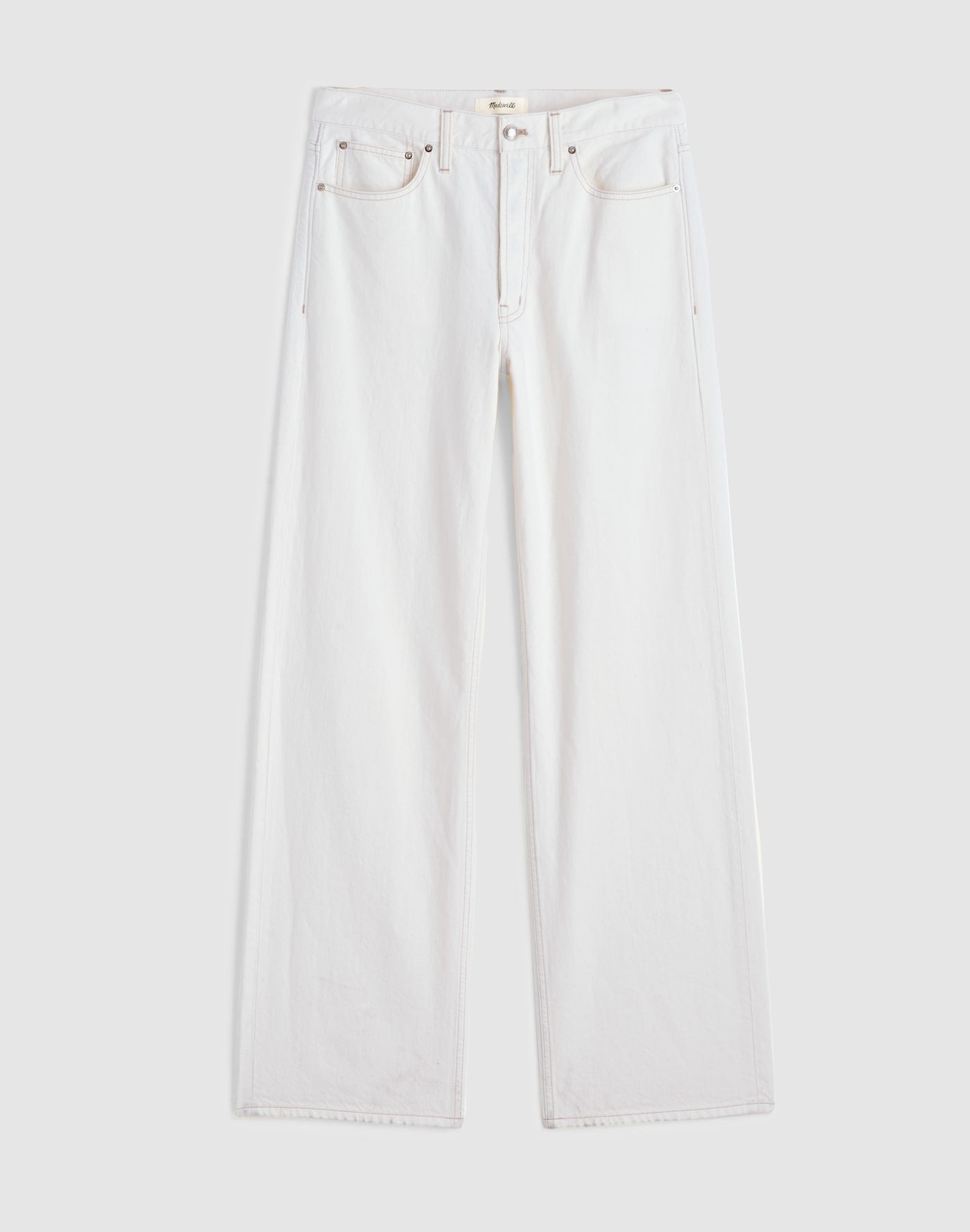 Madewell Low-Slung Baggy Jeans in Vintage Canvas 100% Cotton