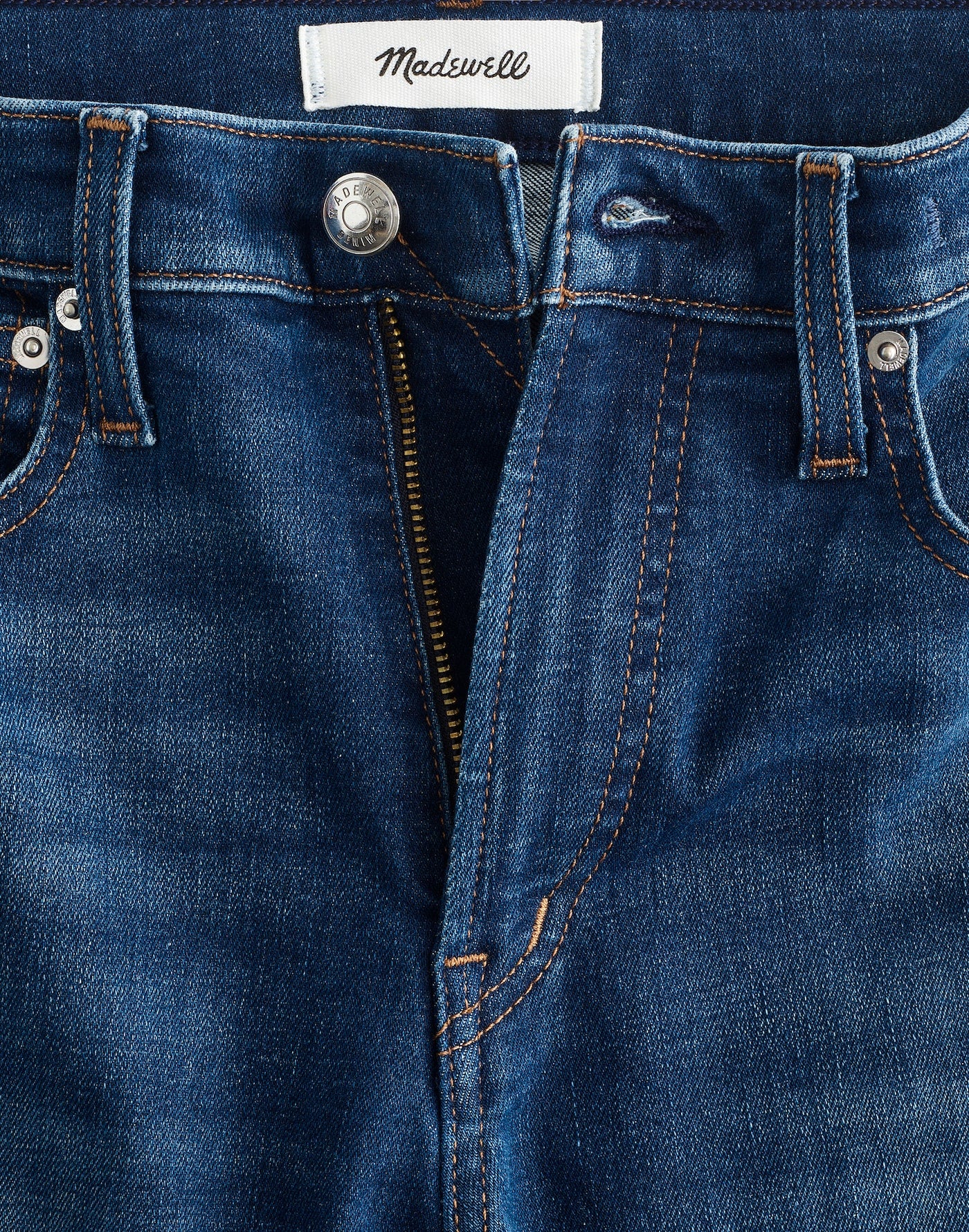 Madewell The Flare Crop Jean in Super Stretch Denim 91% Cotton 6% Recycled Polyester 3% Elastane