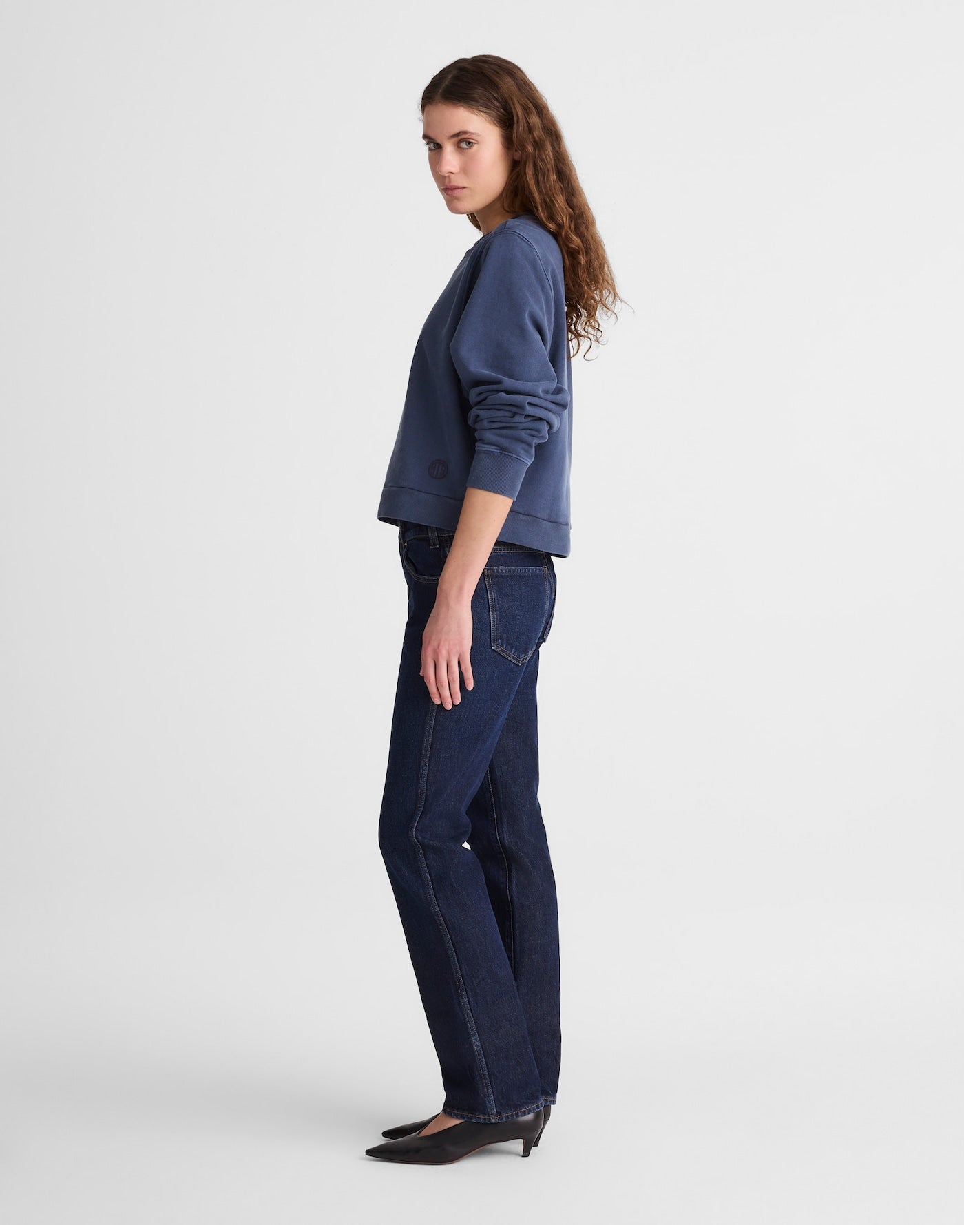 Madewell x Benjamin Talley Smith The Putney Mid-Rise Straight Jean in Whitney Wash 100% Regenagri Cotton