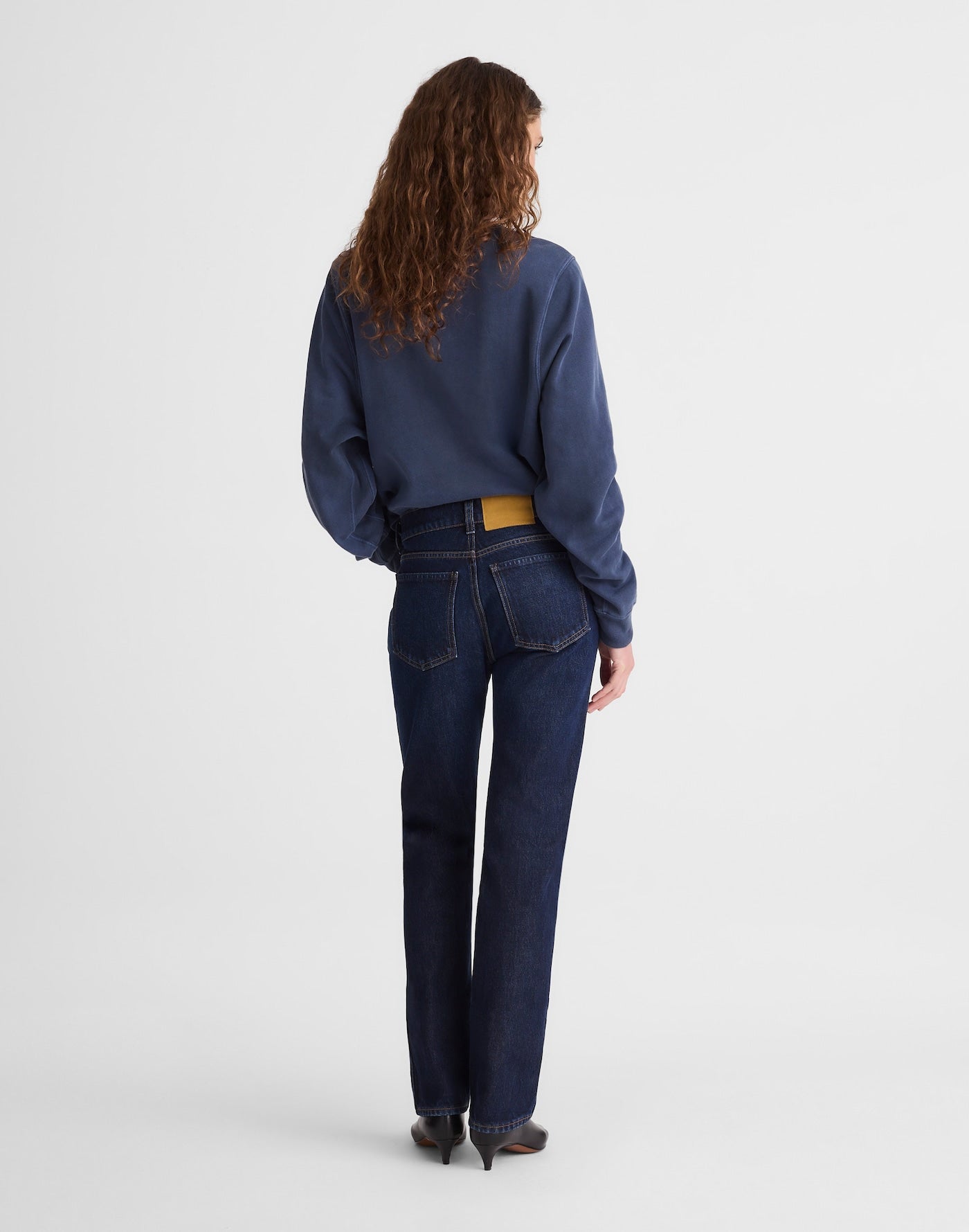 Madewell x Benjamin Talley Smith The Putney Mid-Rise Straight Jean in Whitney Wash 100% Regenagri Cotton