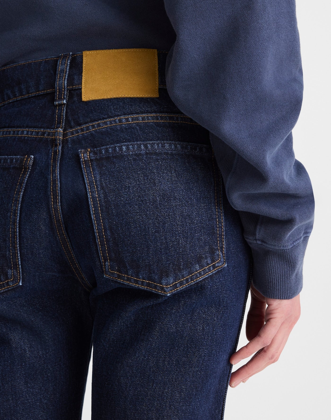 Madewell x Benjamin Talley Smith The Putney Mid-Rise Straight Jean in Whitney Wash 100% Regenagri Cotton