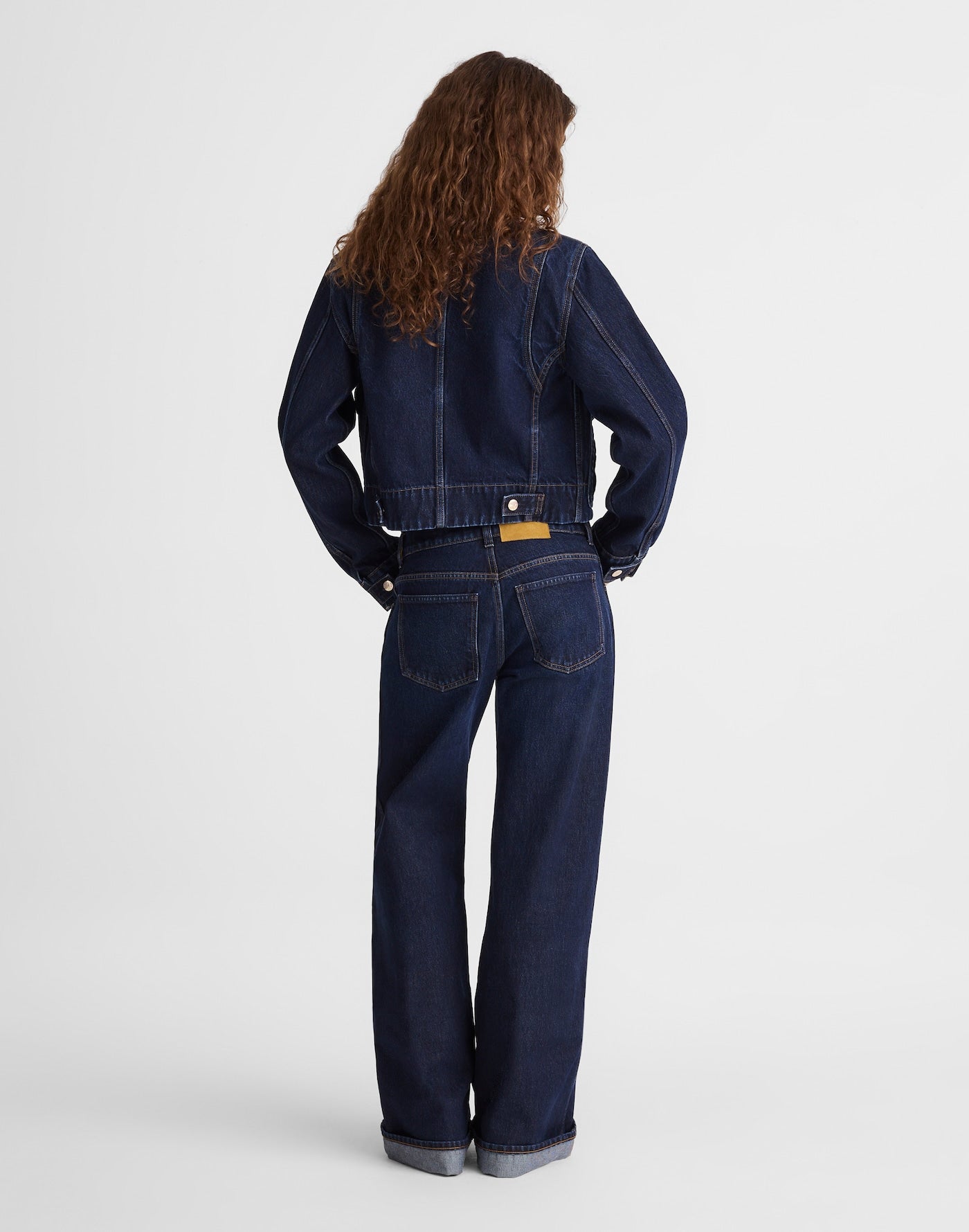 Madewell x Benjamin Talley Smith The Coolidge Low-Rise Wide-Leg Jean in Wells Wash 100% Regenagri Cotton
