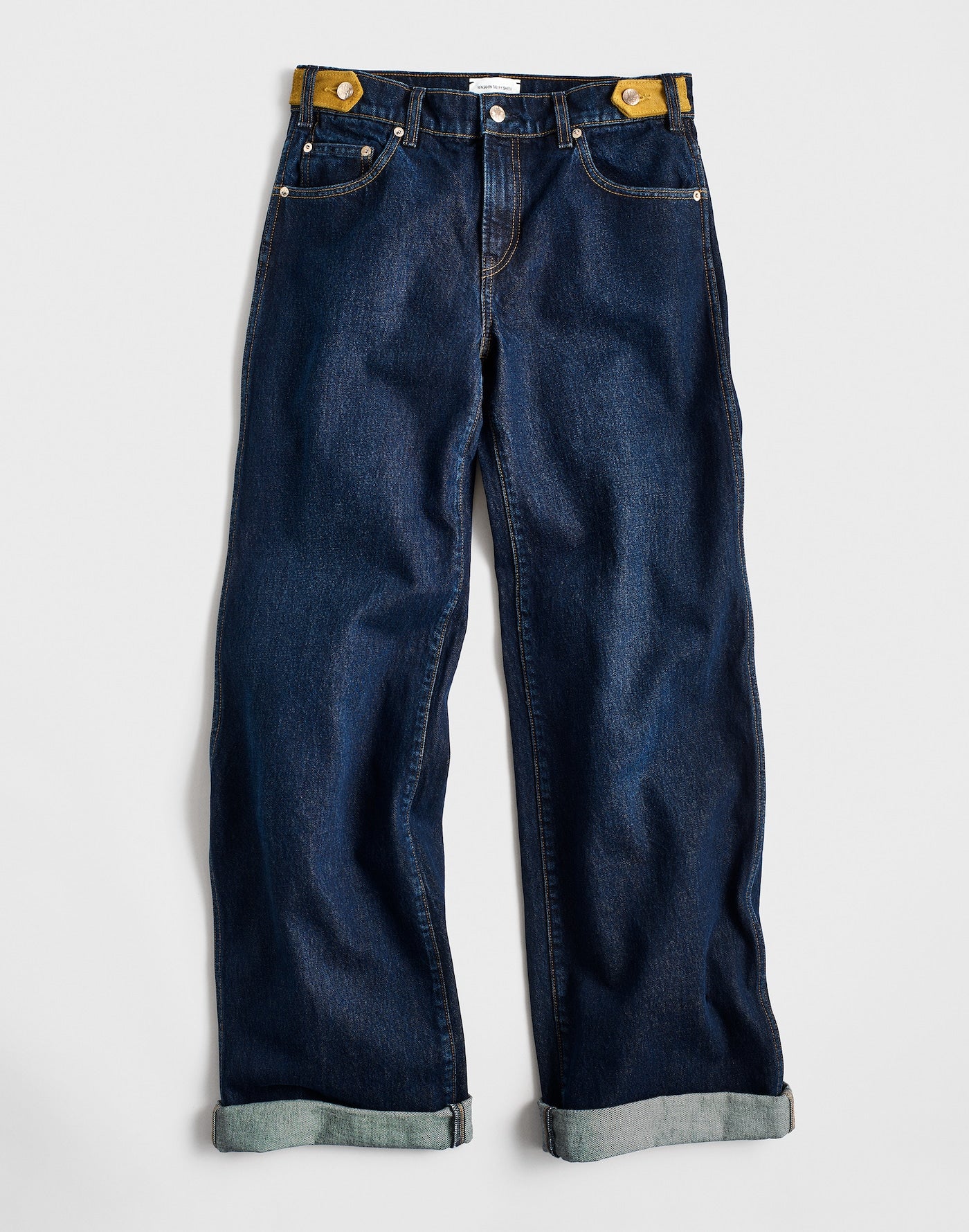 Madewell x Benjamin Talley Smith The Coolidge Low-Rise Wide-Leg Jean in Wells Wash 100% Regenagri Cotton