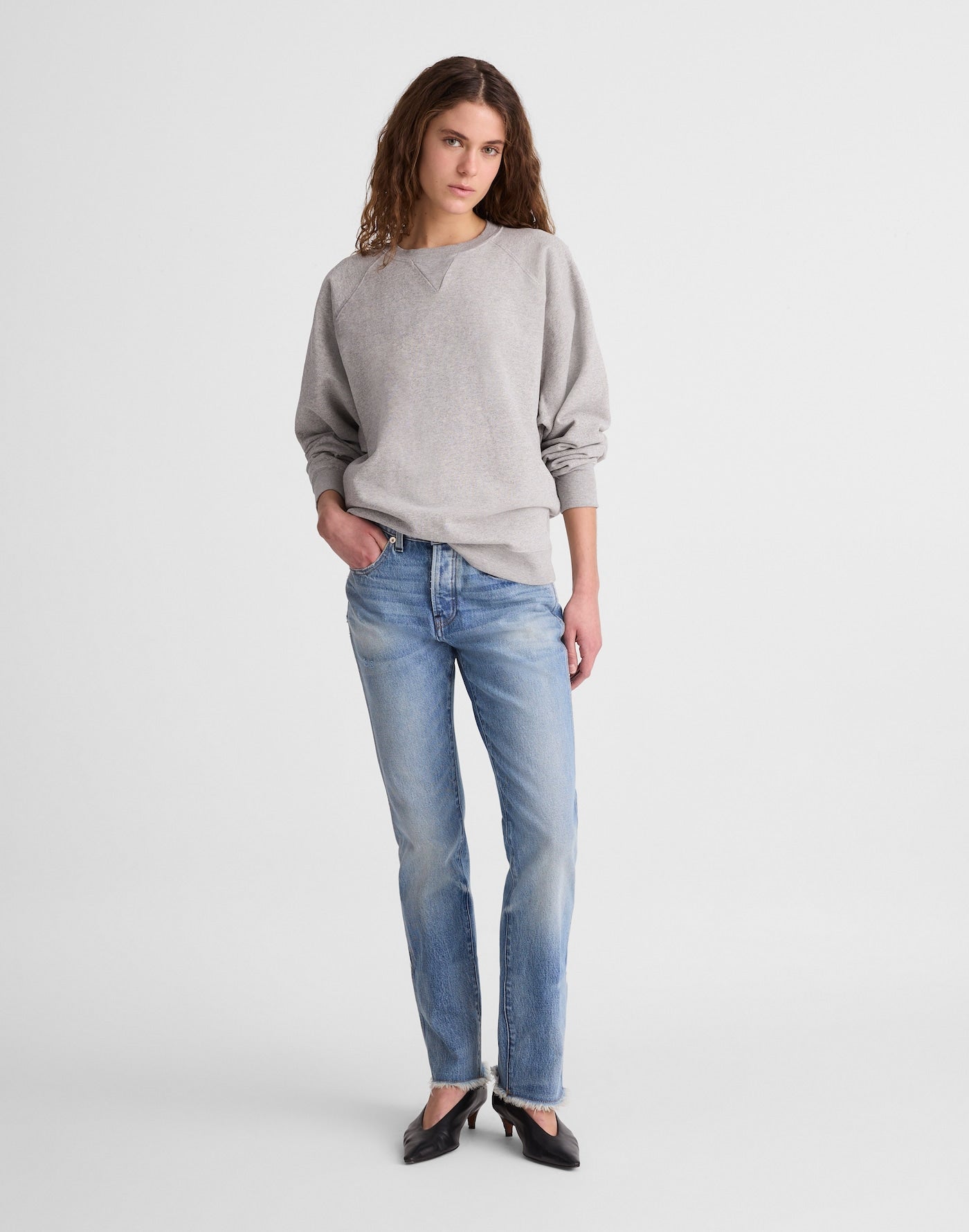 Madewell x Benjamin Talley Smith The Belleview Oversized Sweatshirt 96% Cotton 4% Polyester